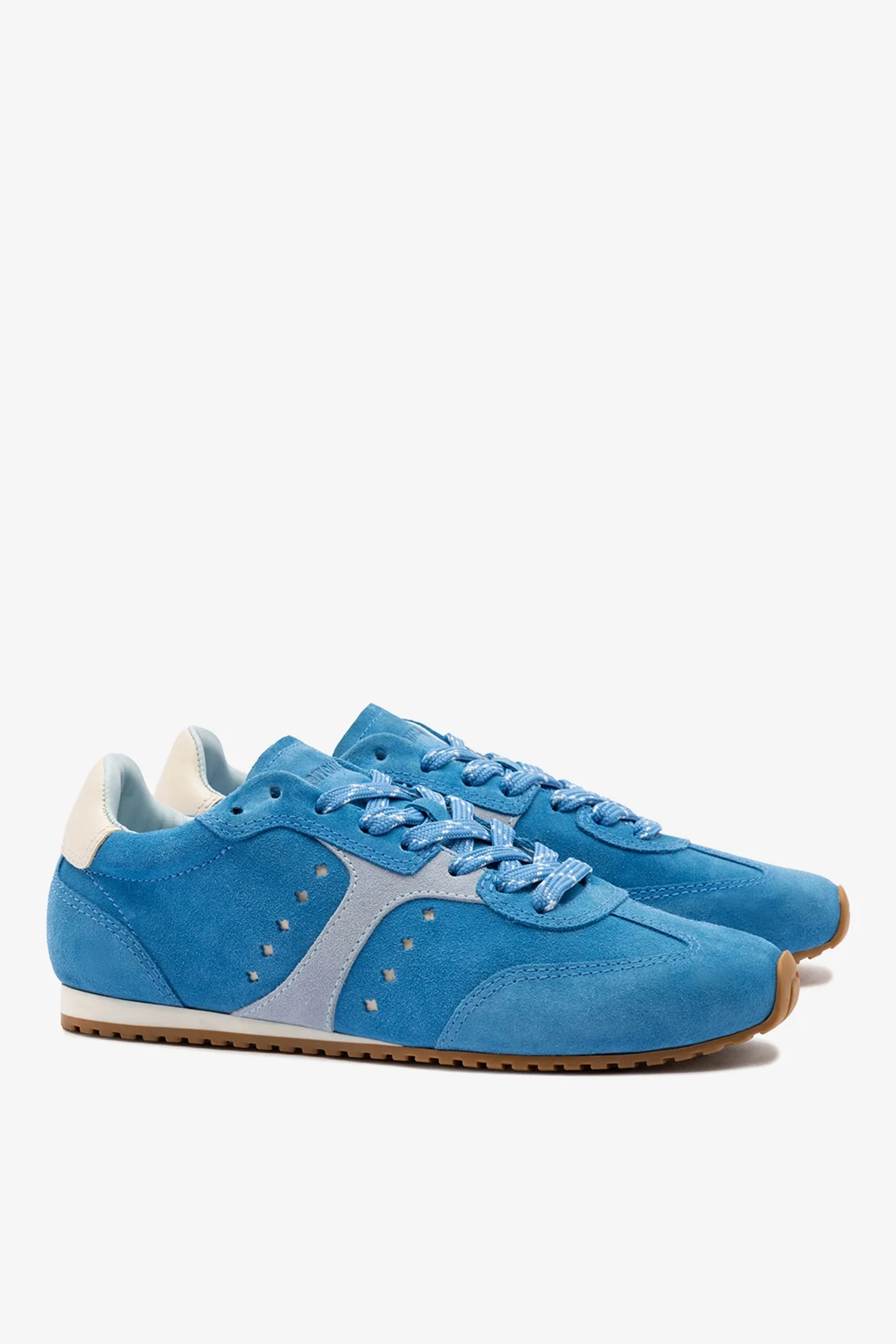Stella Sneaker In Azure Suede - Image 3