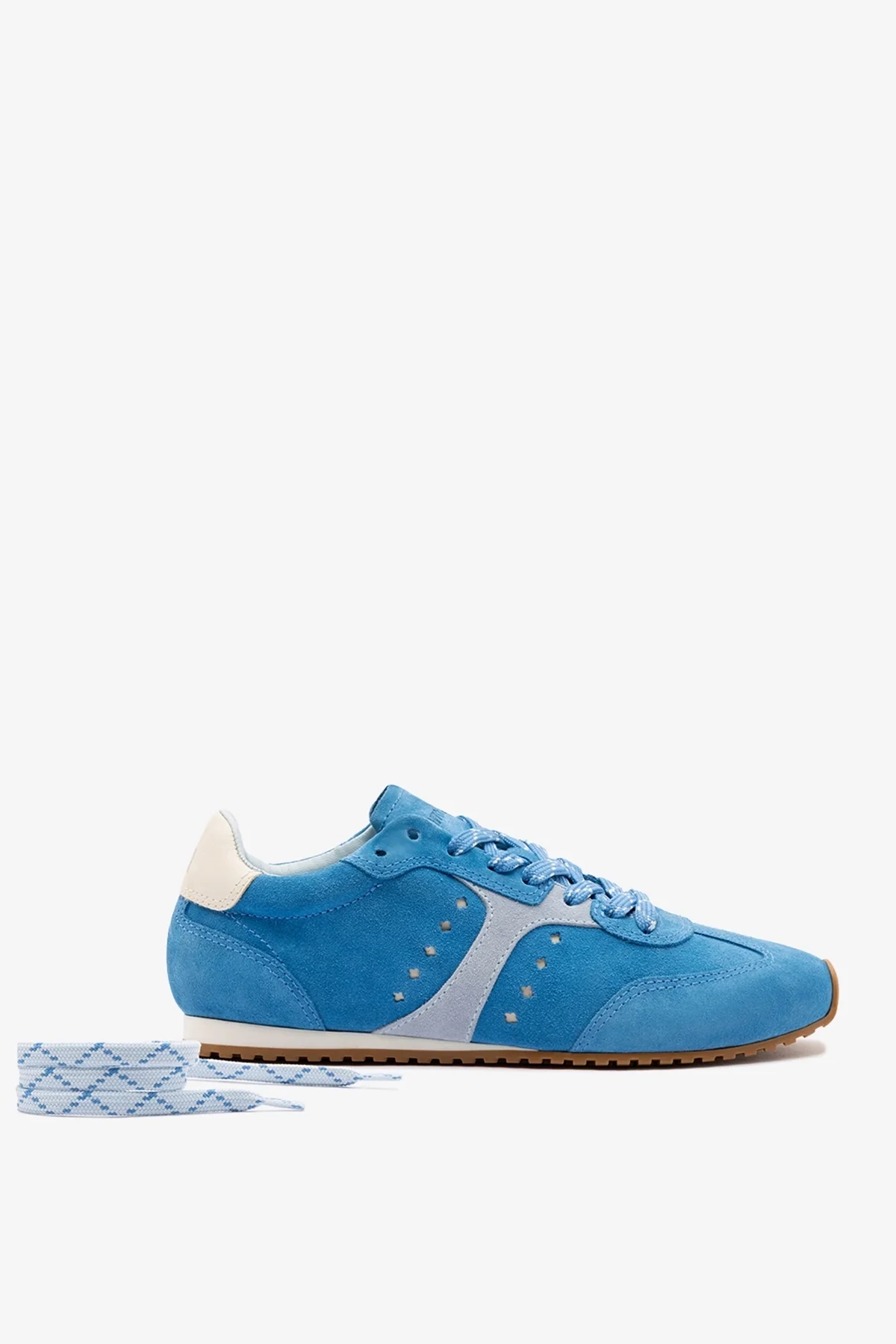 Stella Sneaker In Azure Suede - Image 4
