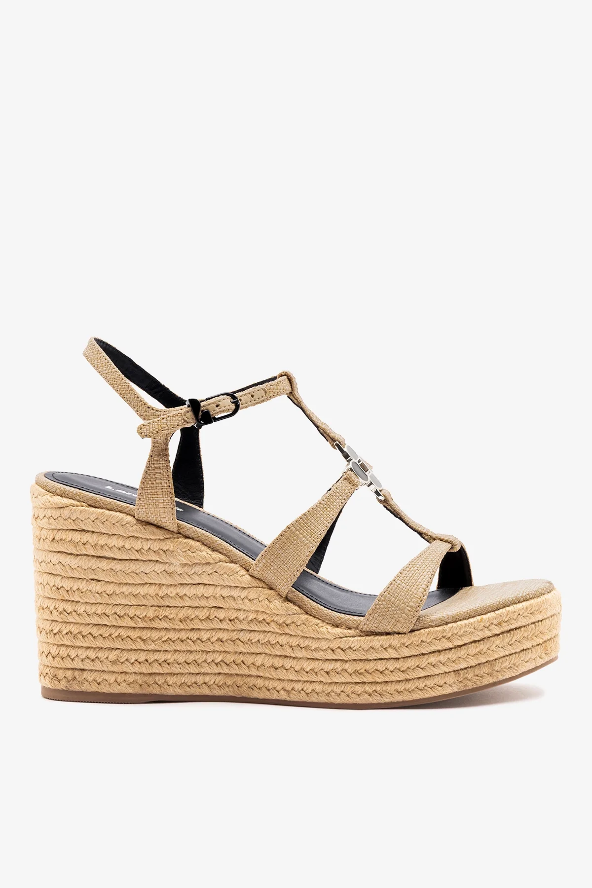 Hana Espadrille Sandal Beige Raffia