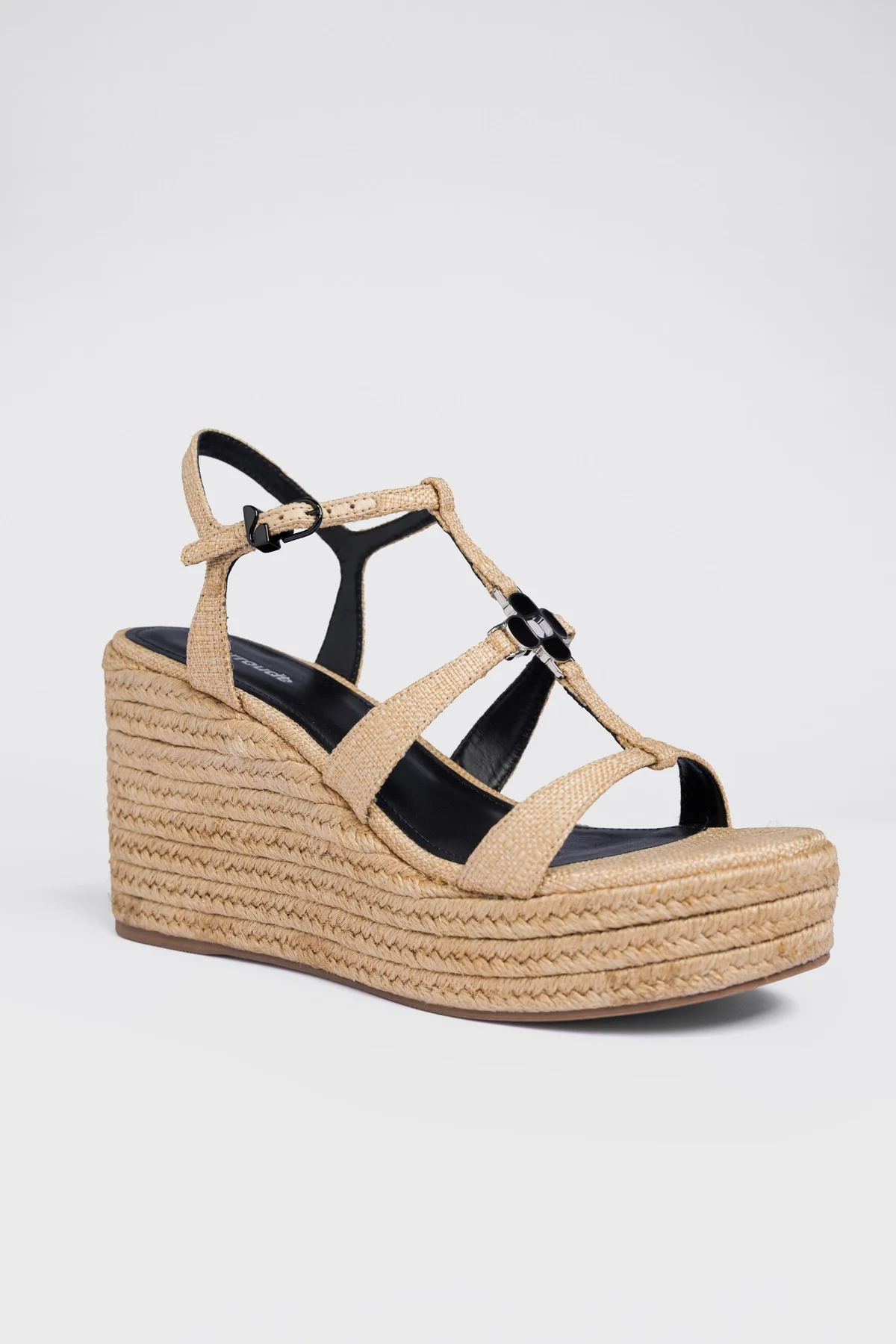 Hana Espadrille Sandal Beige Raffia - Image 2