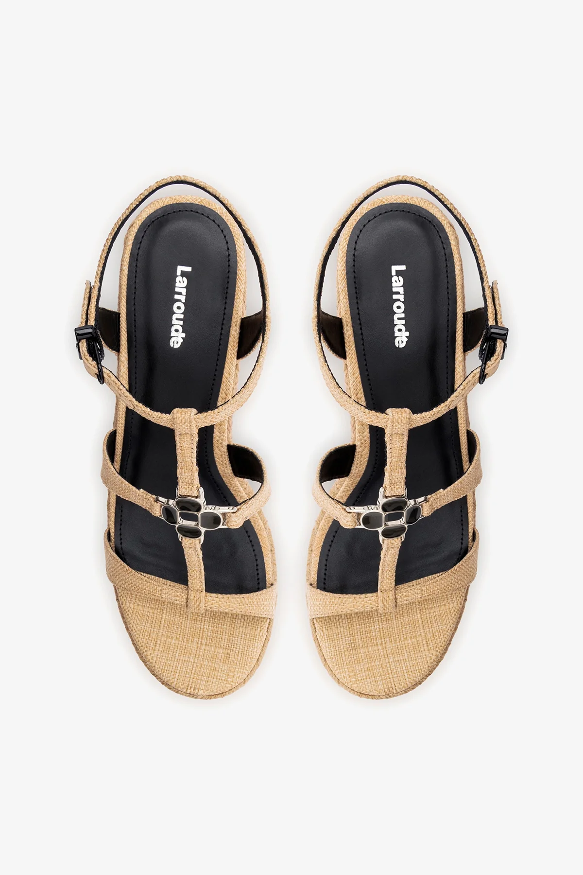 Hana Espadrille Sandal Beige Raffia - Image 6