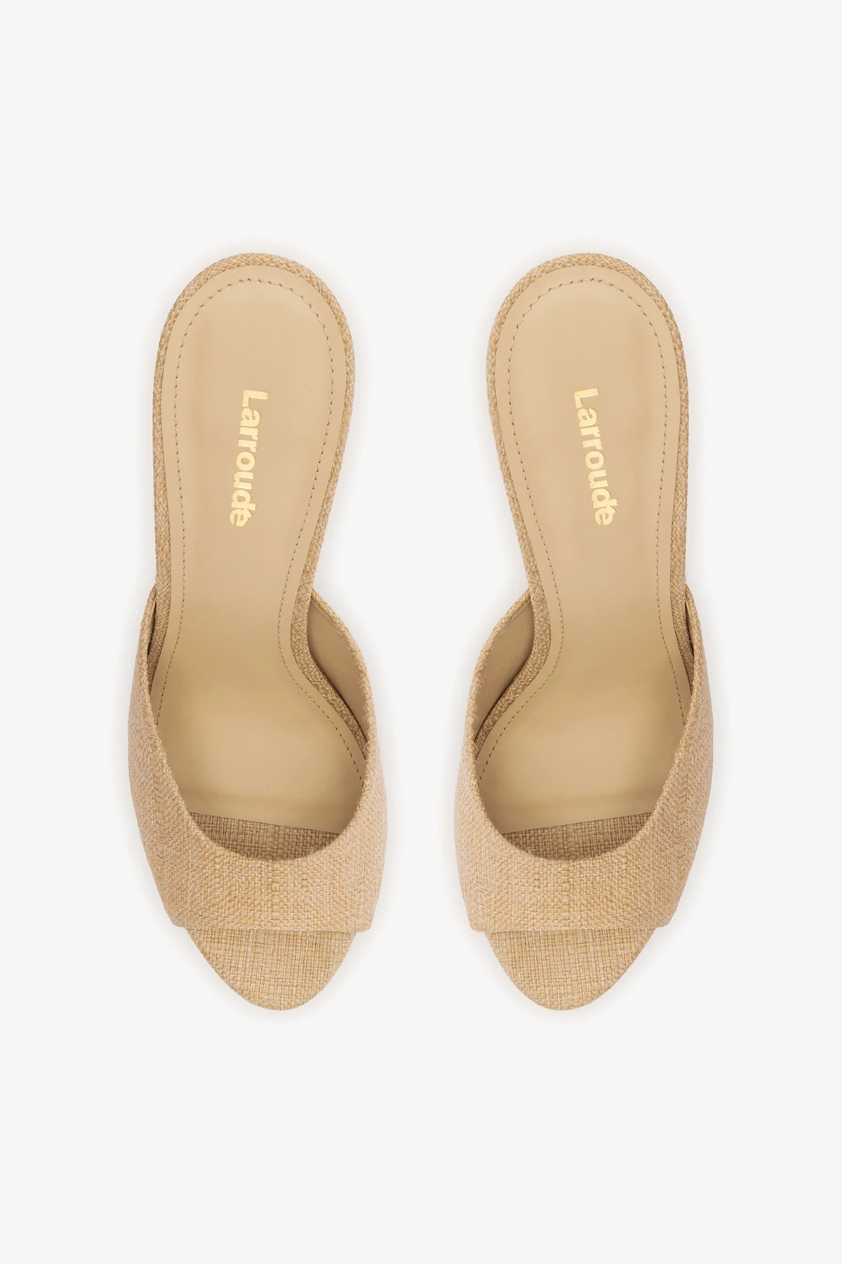 Jasmine Hi Mule Beige Raffia - Image 7