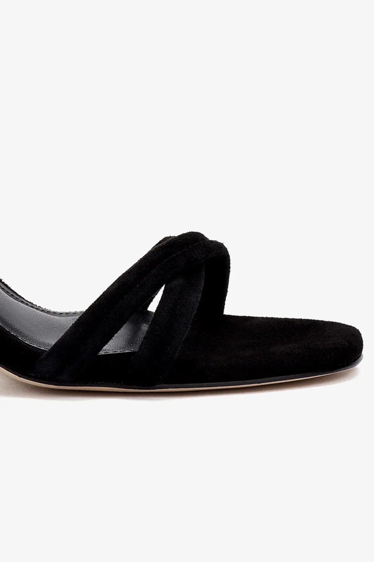Annie Sandal In Black Suede - Image 4