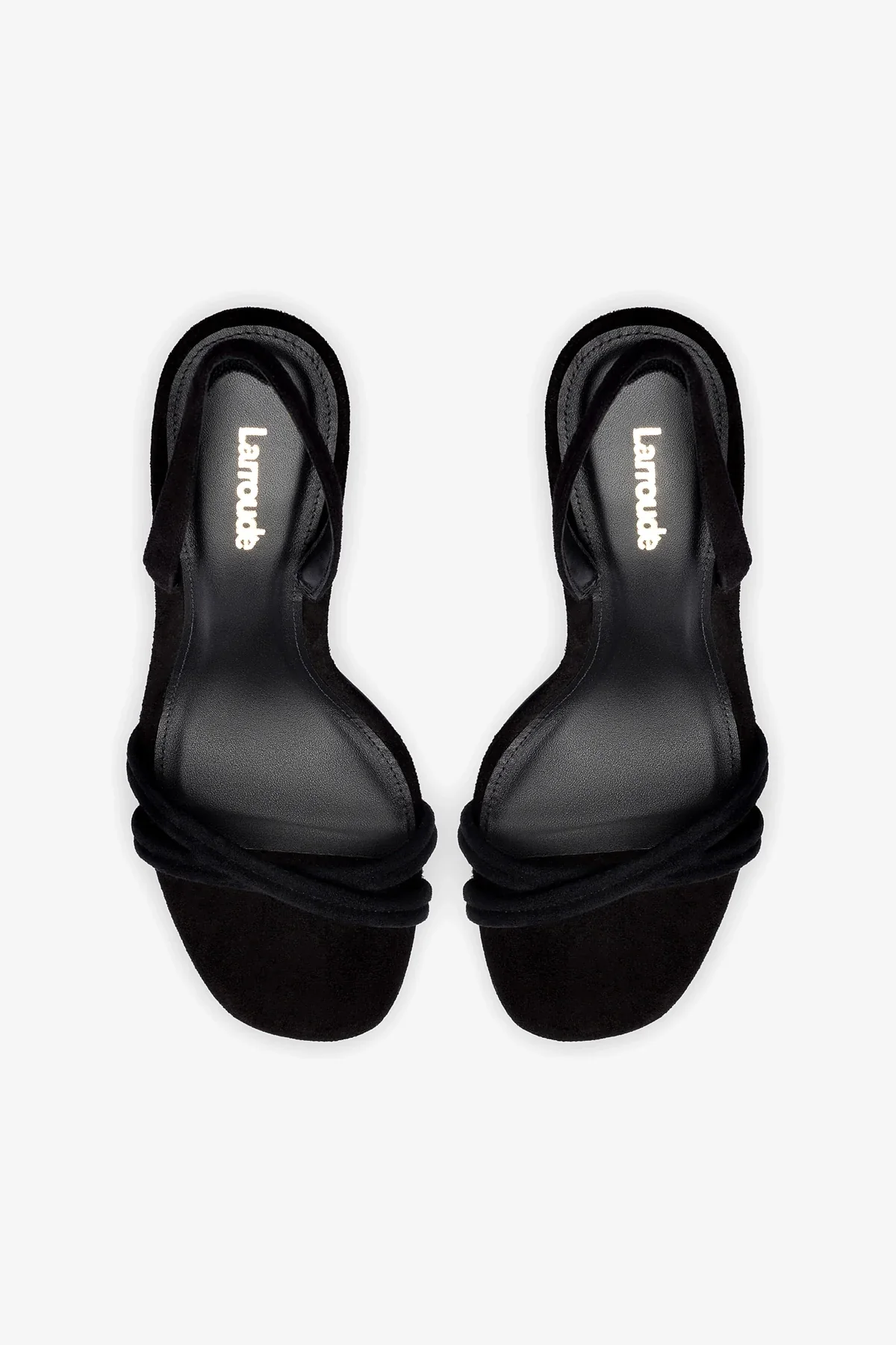 Annie Sandal In Black Suede - Image 7