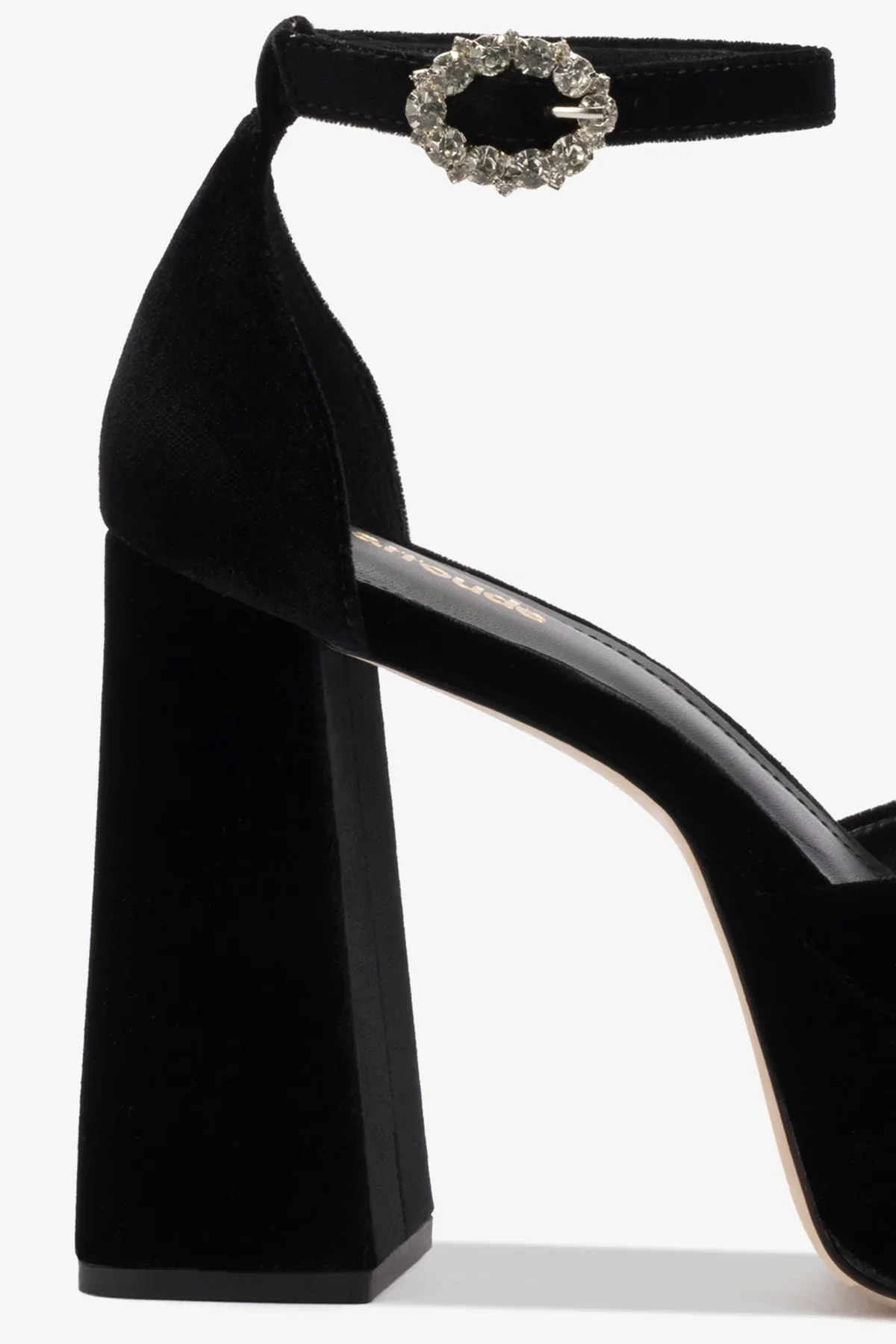 Ari Pump In Black Velvet - Image 4