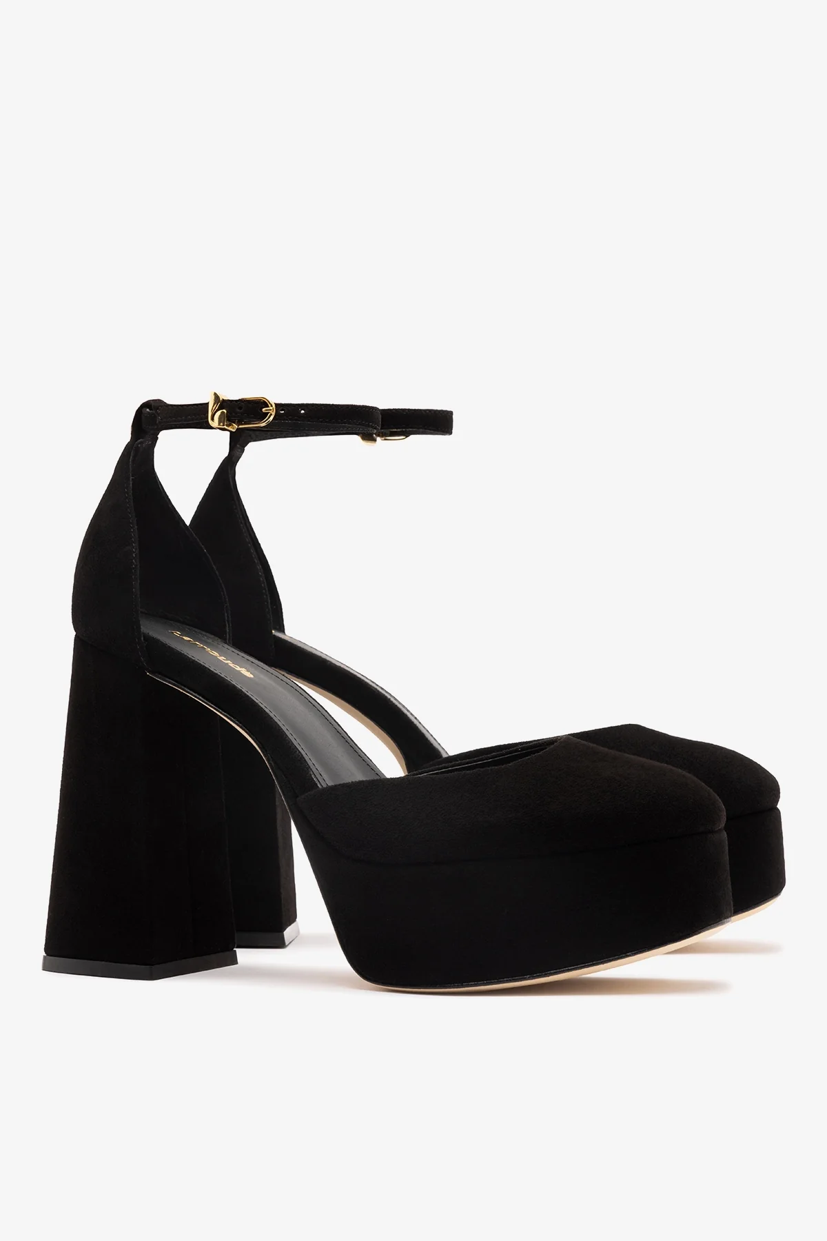 Ari Pump In Black Suede - Image 3