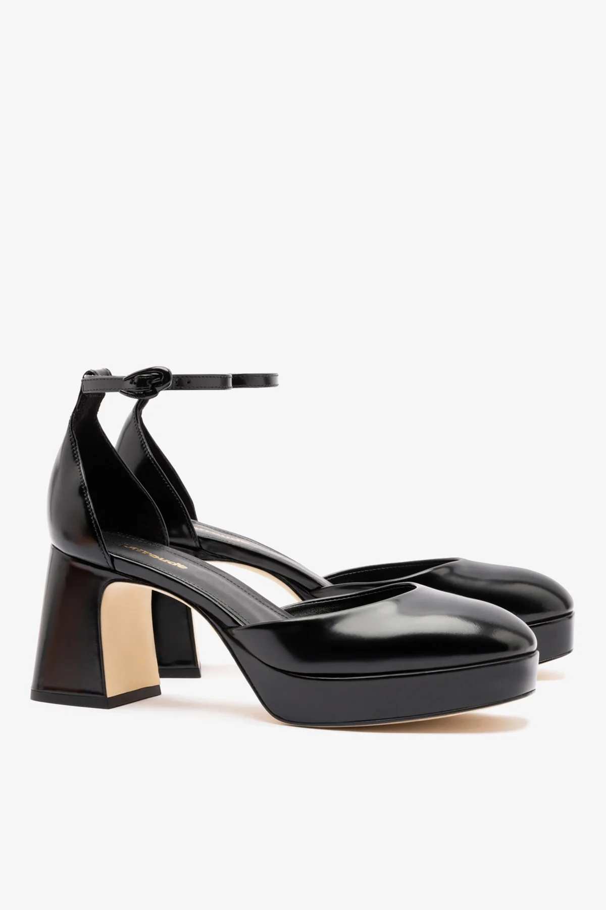Ari Verona Low Pump In Black Box Leather - Image 3