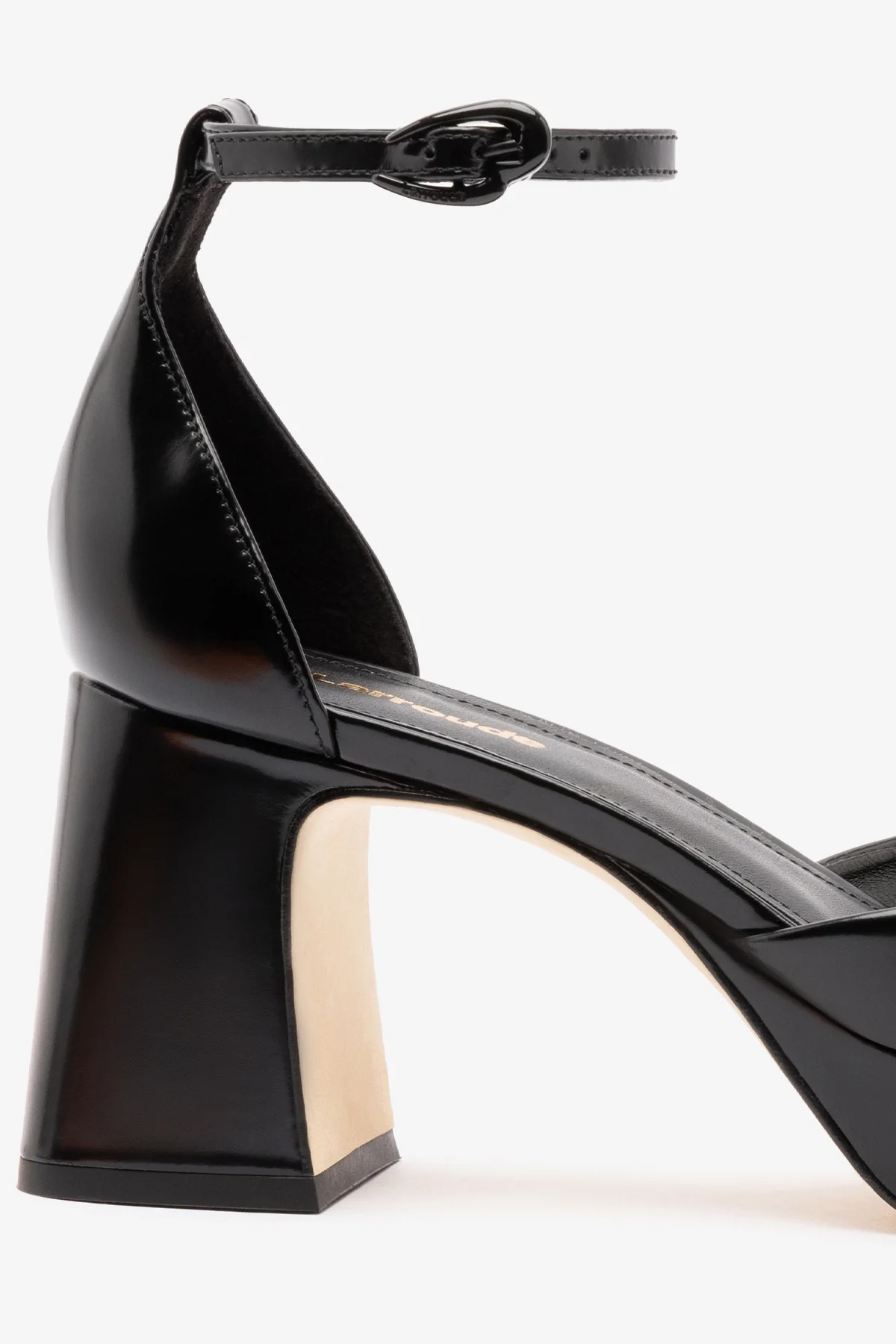 Ari Verona Low Pump In Black Box Leather - Image 4