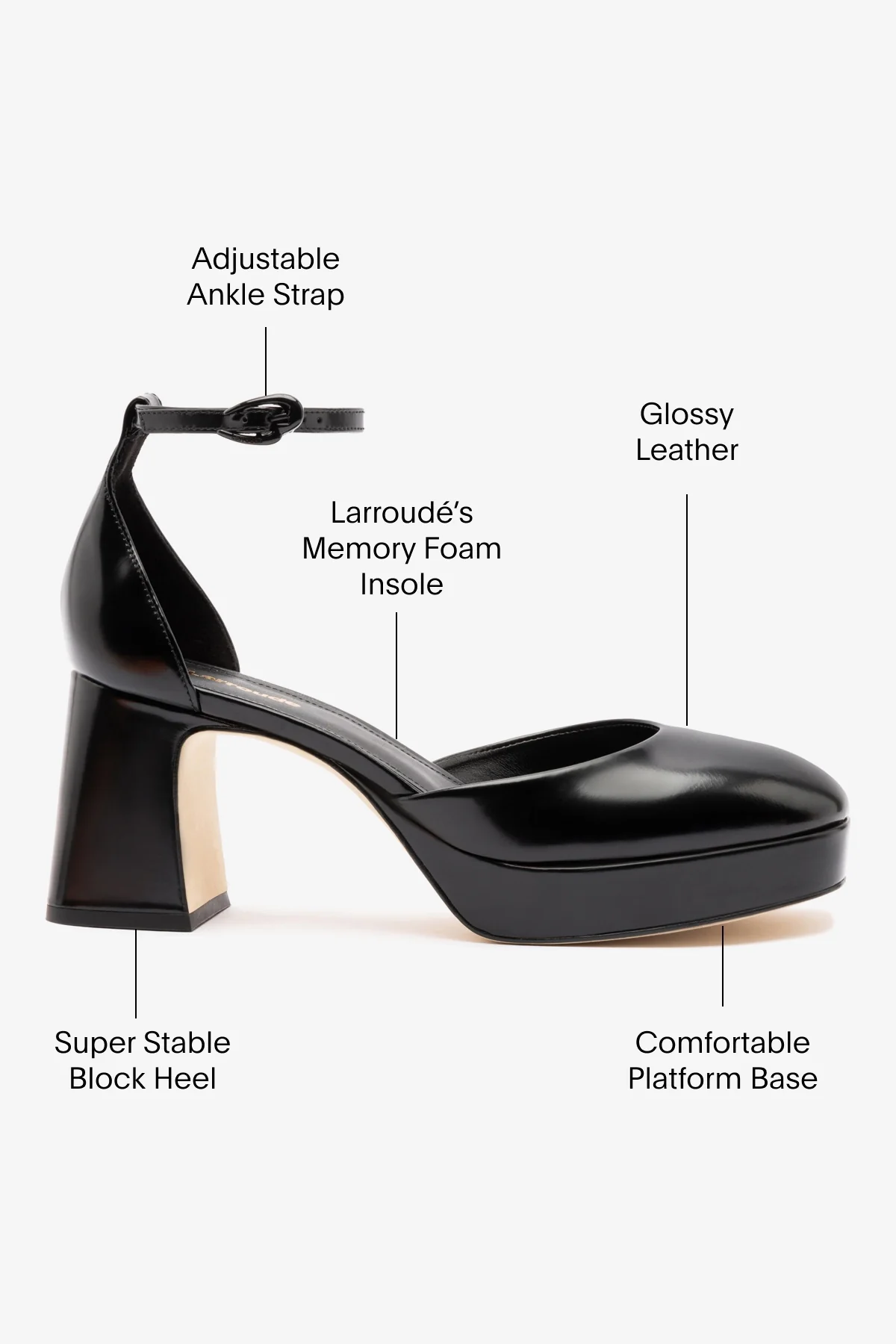 Ari Verona Low Pump In Black Box Leather - Image 6