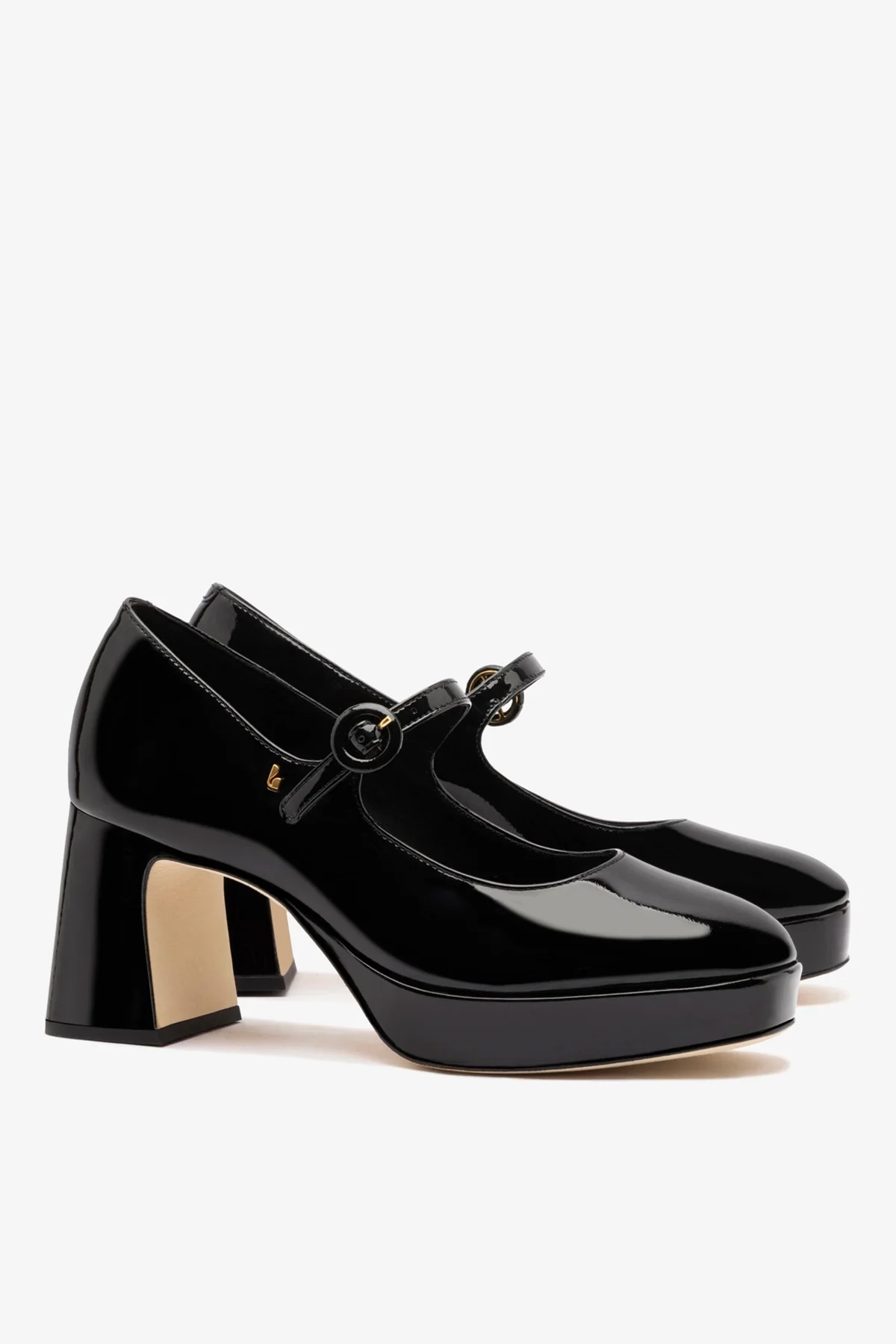 Blair Platform In Black Patent Leather - Image 3