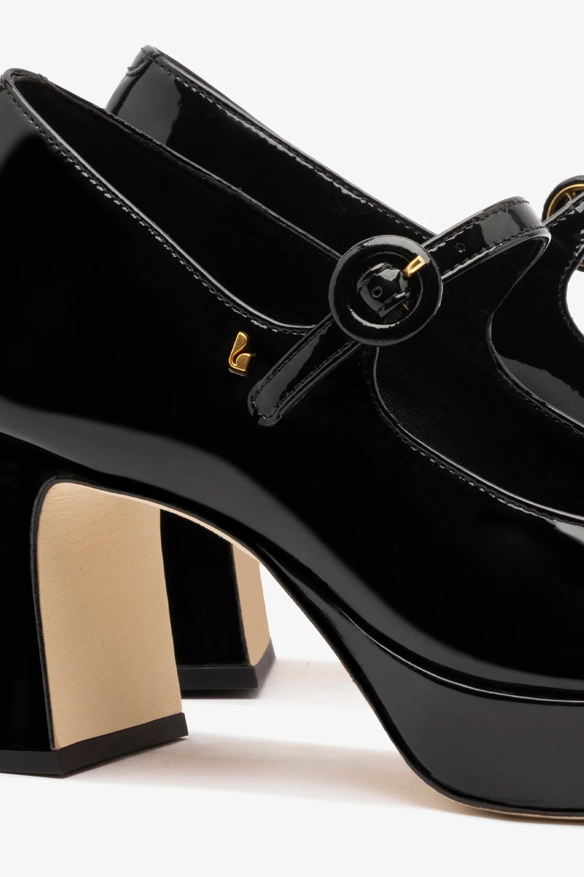 Blair Platform In Black Patent Leather - Image 4