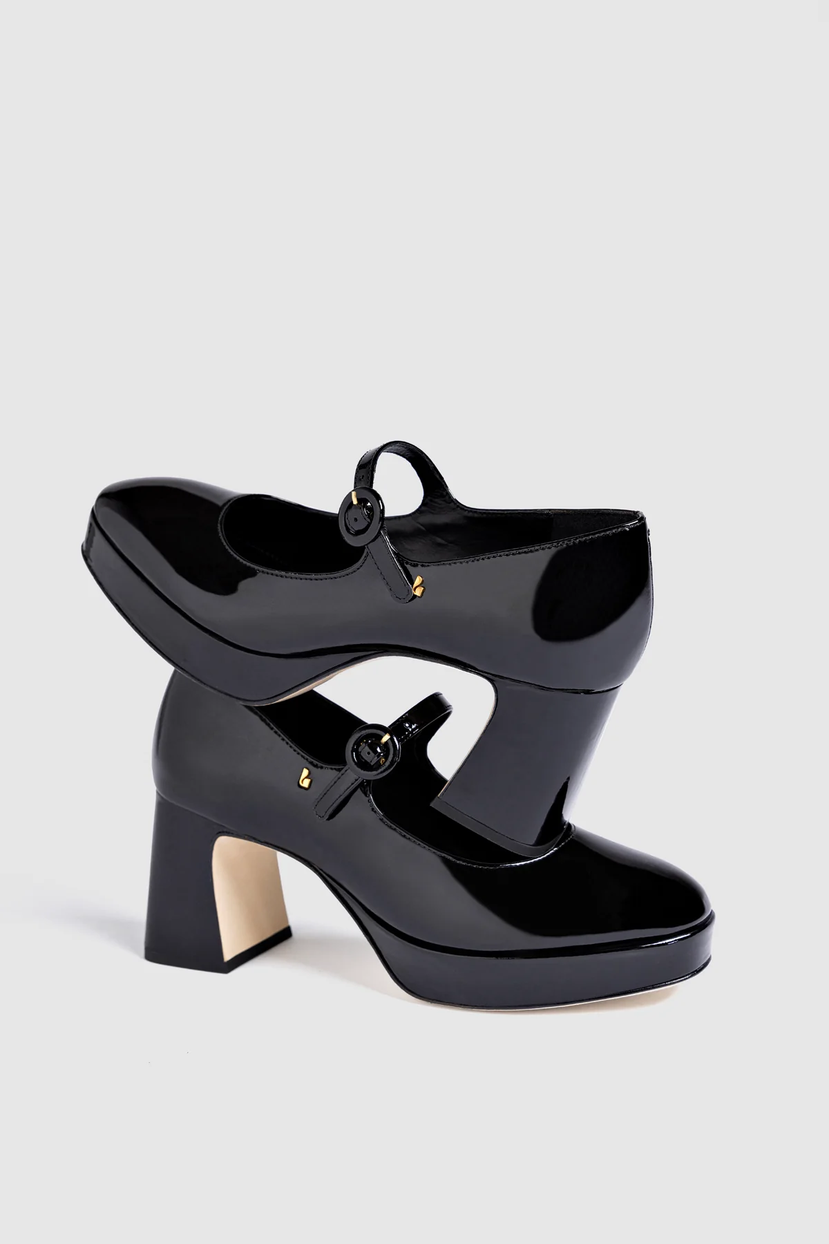 Blair Platform In Black Patent Leather - Image 6