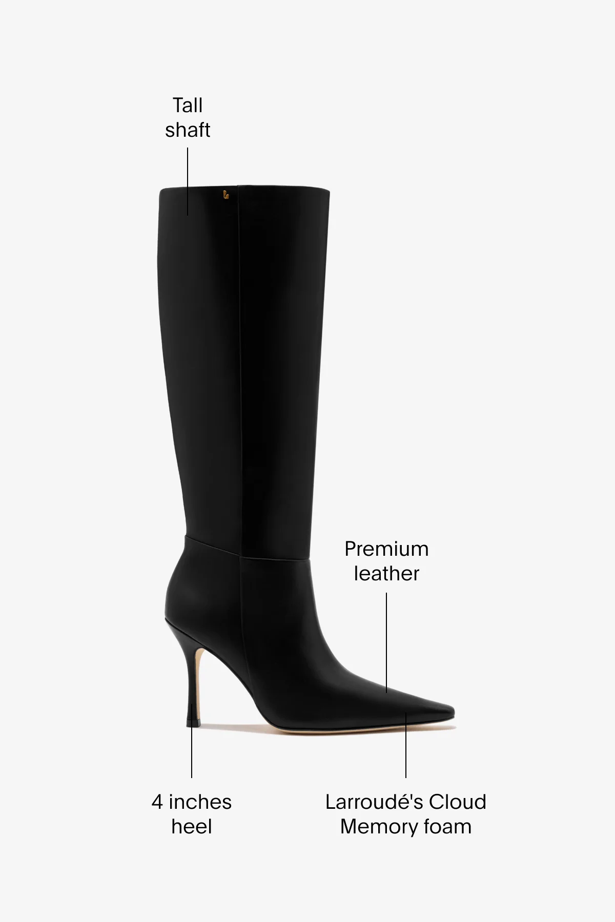 Carine Boot In Black Leather - Image 5