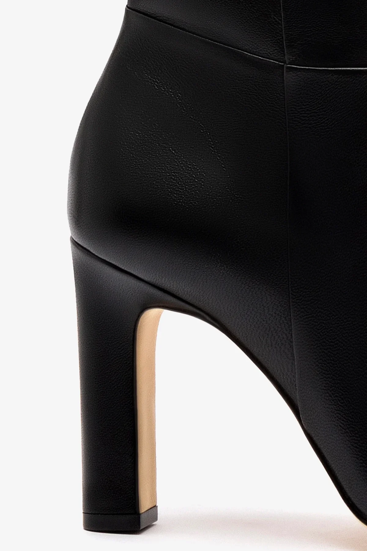 Cindy Hi Boot In Black Leather - Image 4