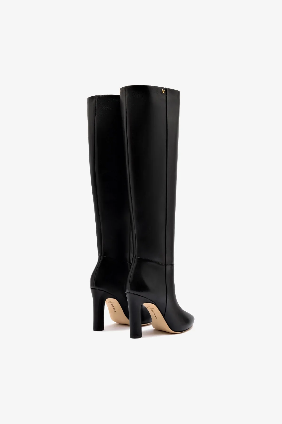 Cindy Hi Boot In Black Leather - Image 7