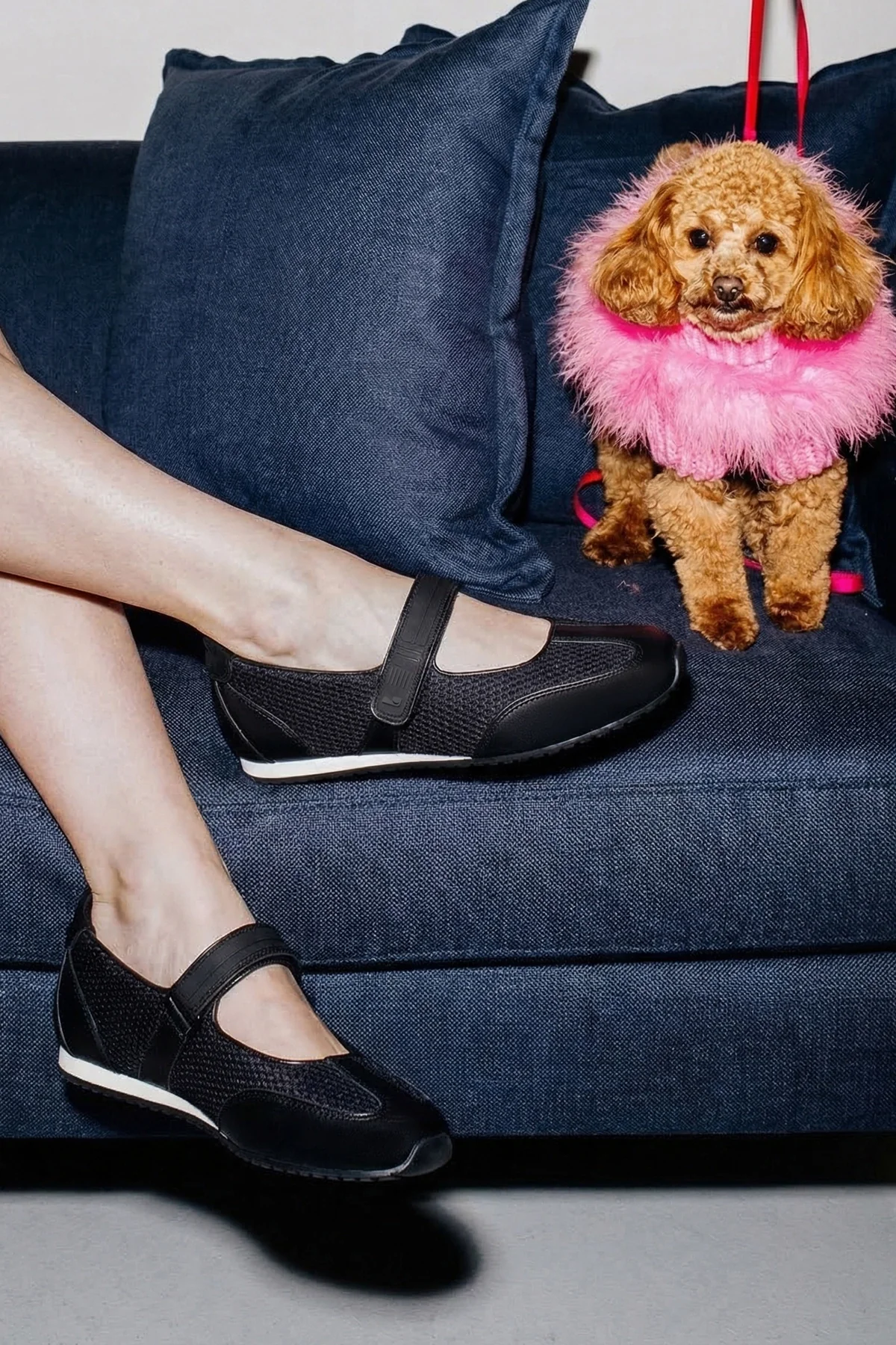 Devon Sneakerina Black Mesh - Image 6