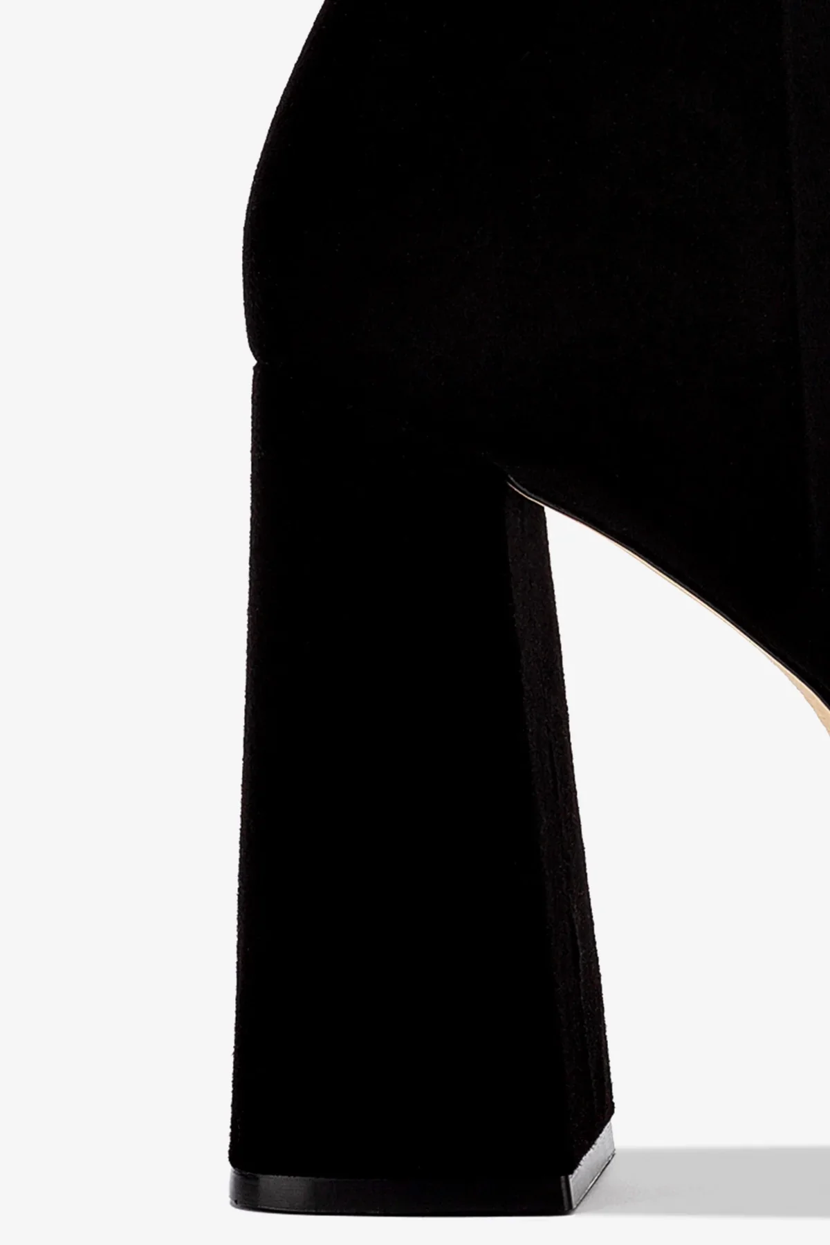Dolly Boot In Black Suede - Image 4