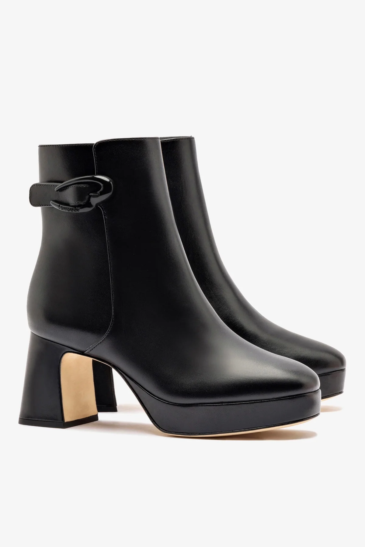 Dolly Verona Low Boot In Black Leather - Image 3