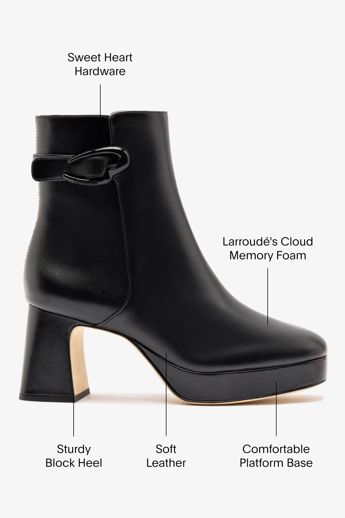 Dolly Verona Low Boot In Black Leather - Image 5