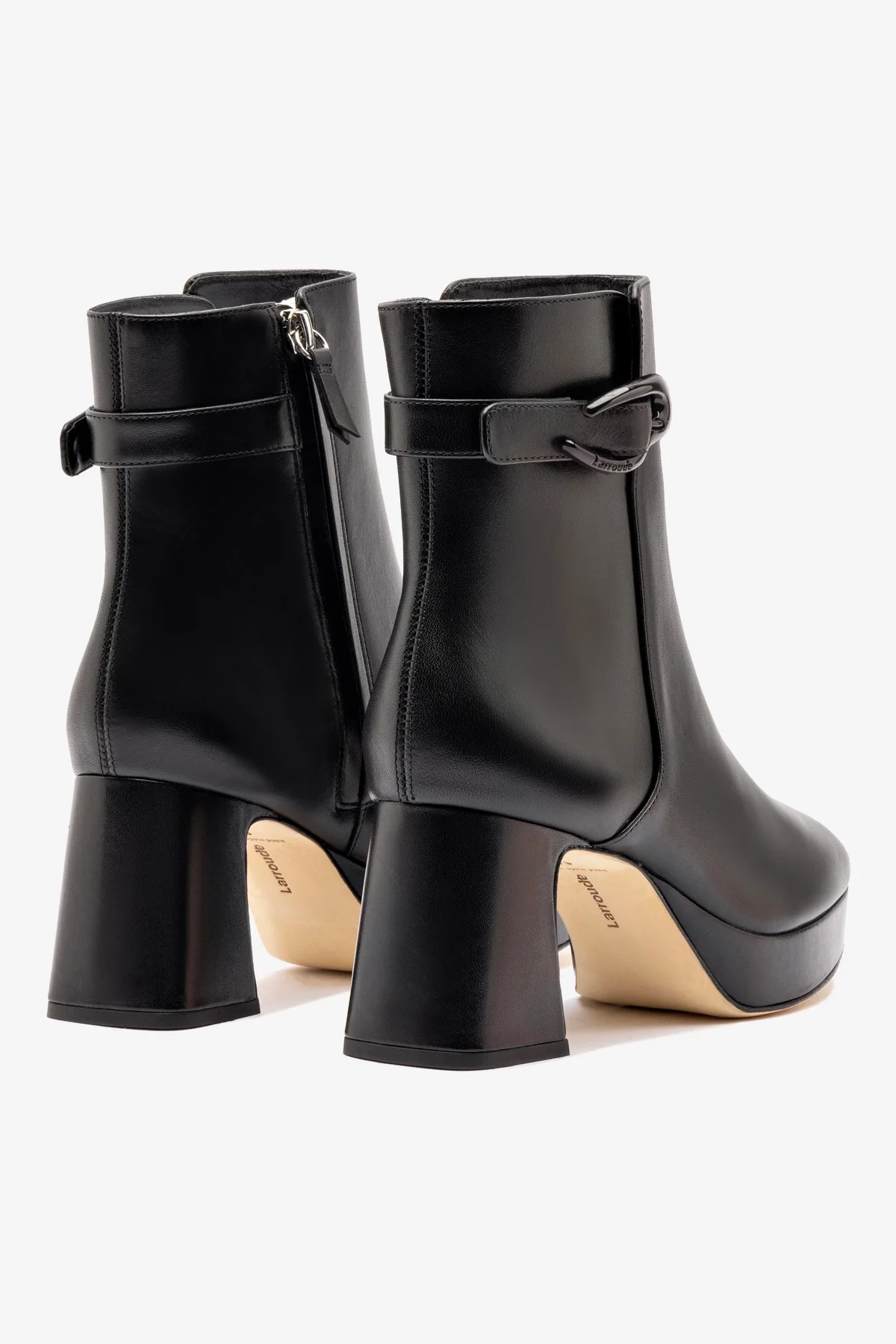 Dolly Verona Low Boot In Black Leather - Image 7