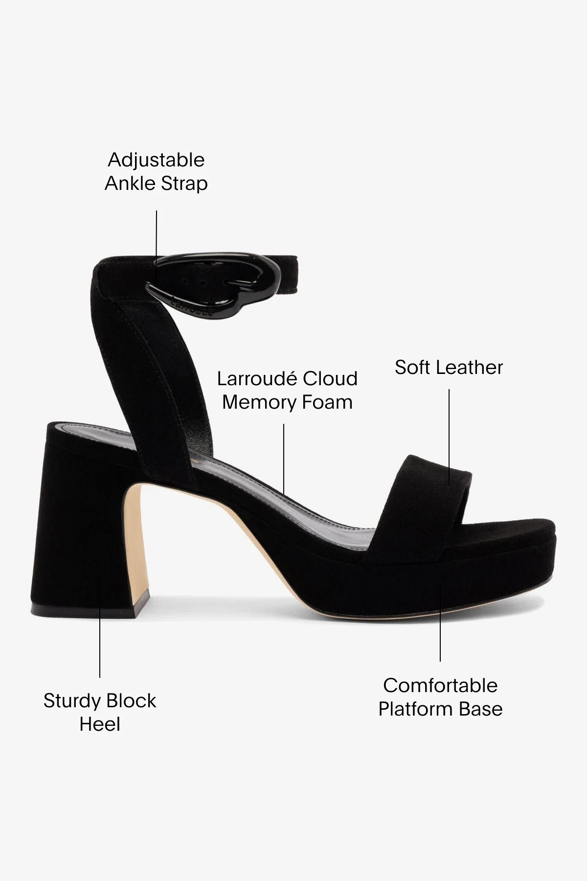 Dolly Verona Low Sandal In Black Suede - Image 4