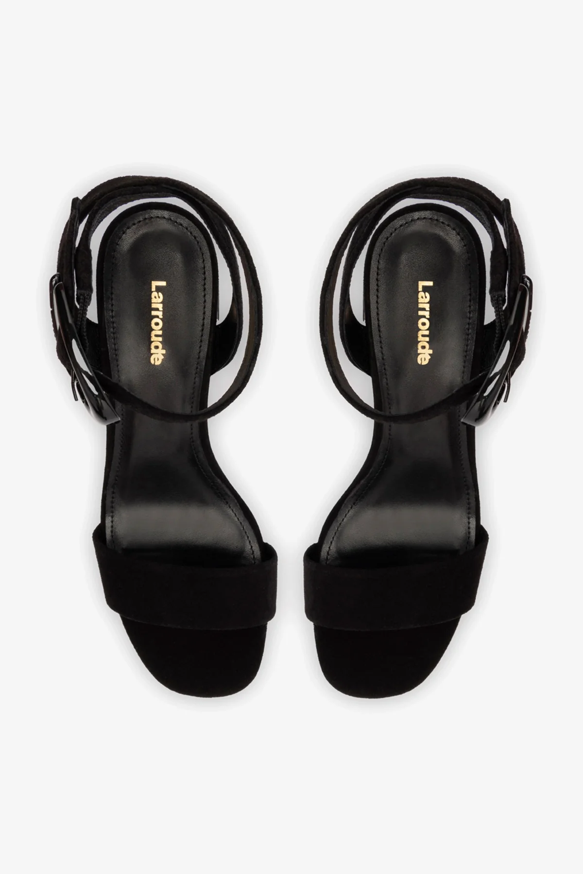Dolly Verona Low Sandal In Black Suede - Image 6