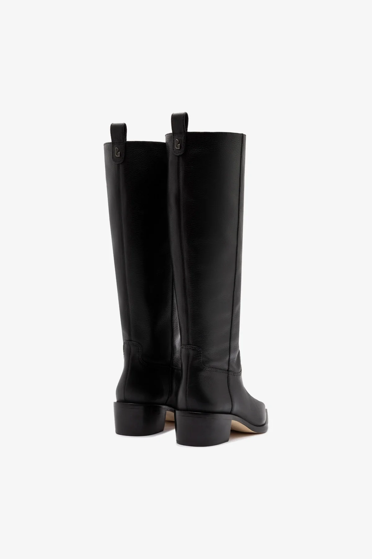 Florencia Boot In Black Leather - Image 7