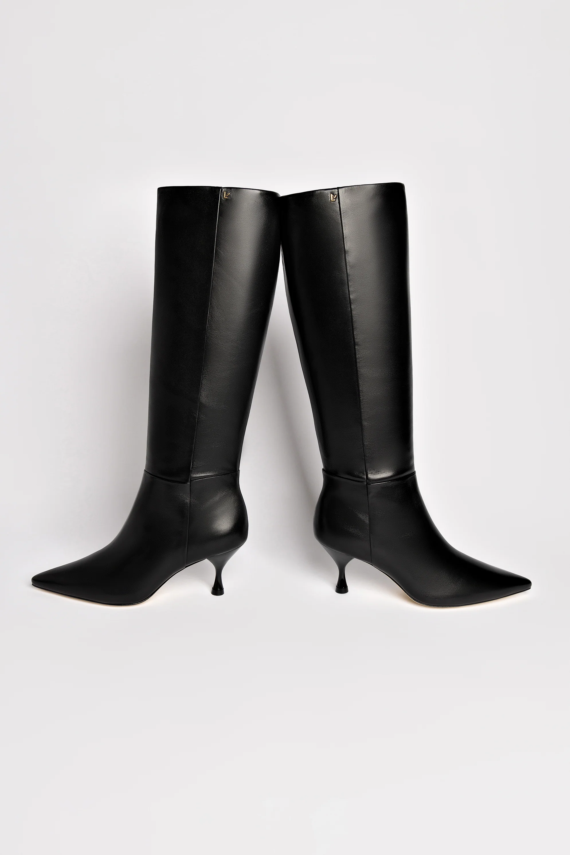 Georgia Boot In Black Leather - Image 6