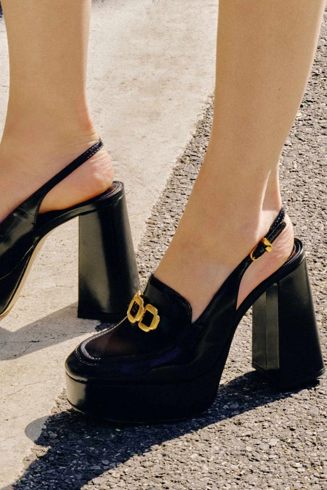 Harrington Loafer Hi In Black Box Leather - Image 2