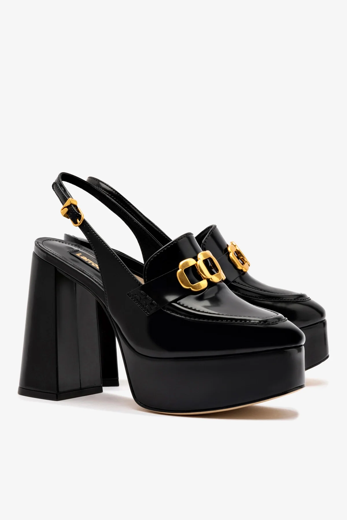 Harrington Loafer Hi In Black Box Leather - Image 3