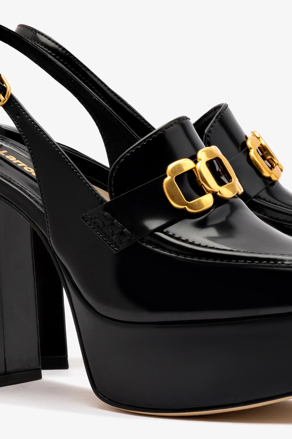 Harrington Loafer Hi In Black Box Leather - Image 4