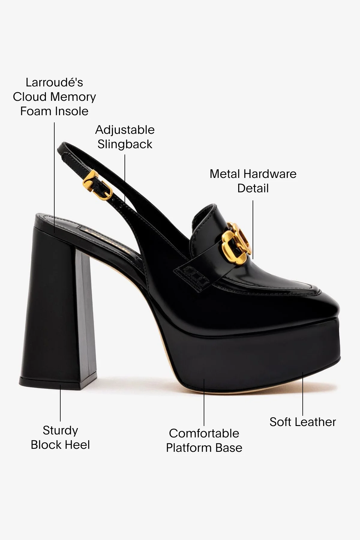 Harrington Loafer Hi In Black Box Leather - Image 5