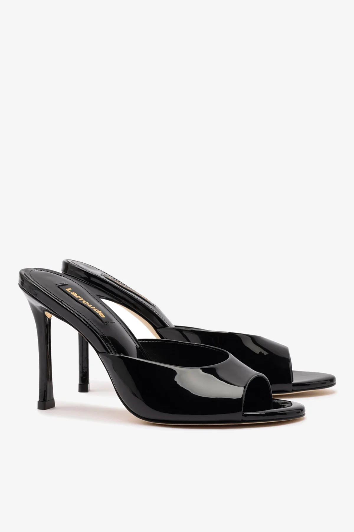 Jasmine Hi Mule In Black Leather - Image 3