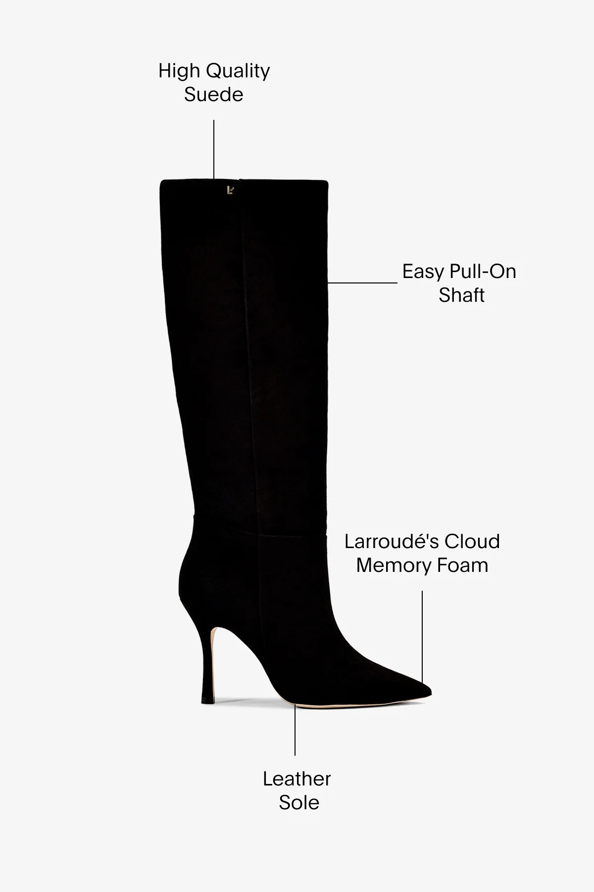 Kate Boot In Black Suede - Image 5