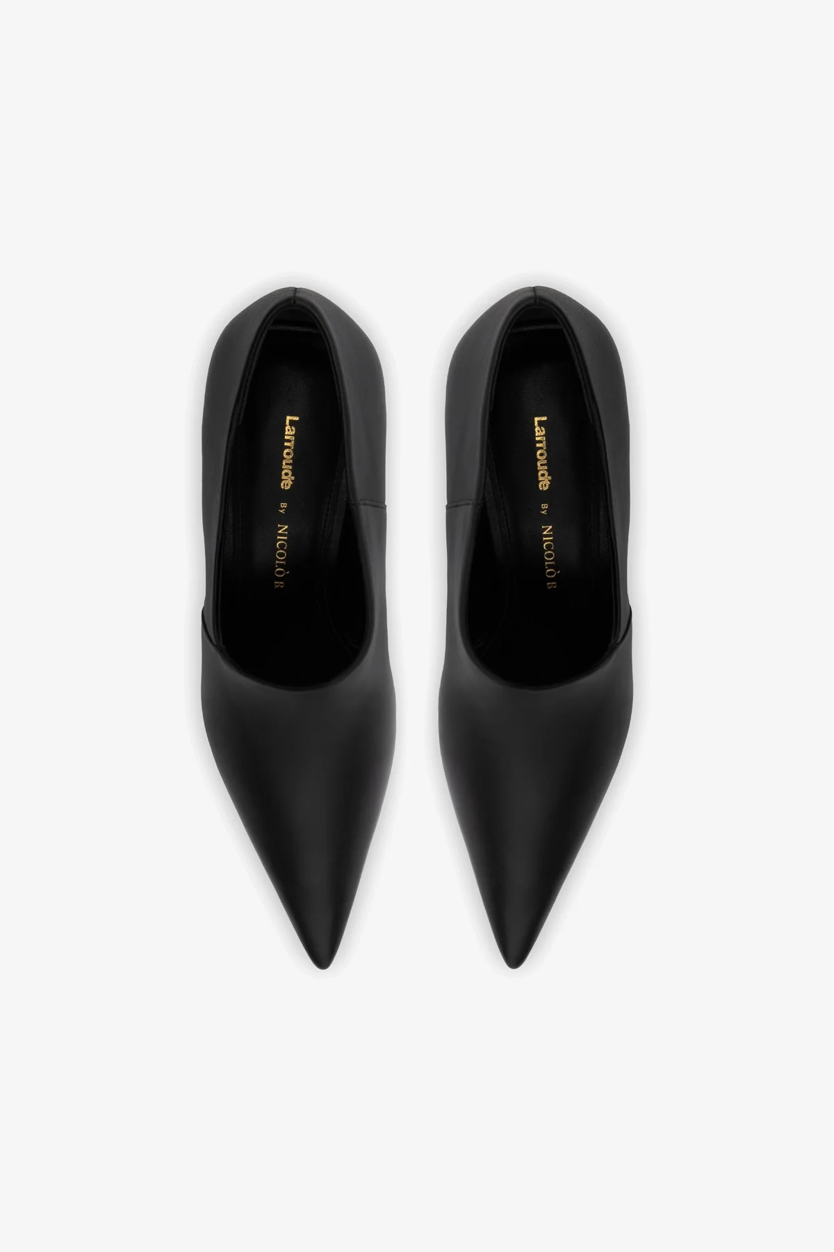 Larroudé by Nicolò B. Vittoria Pump In Black Leather - Image 7