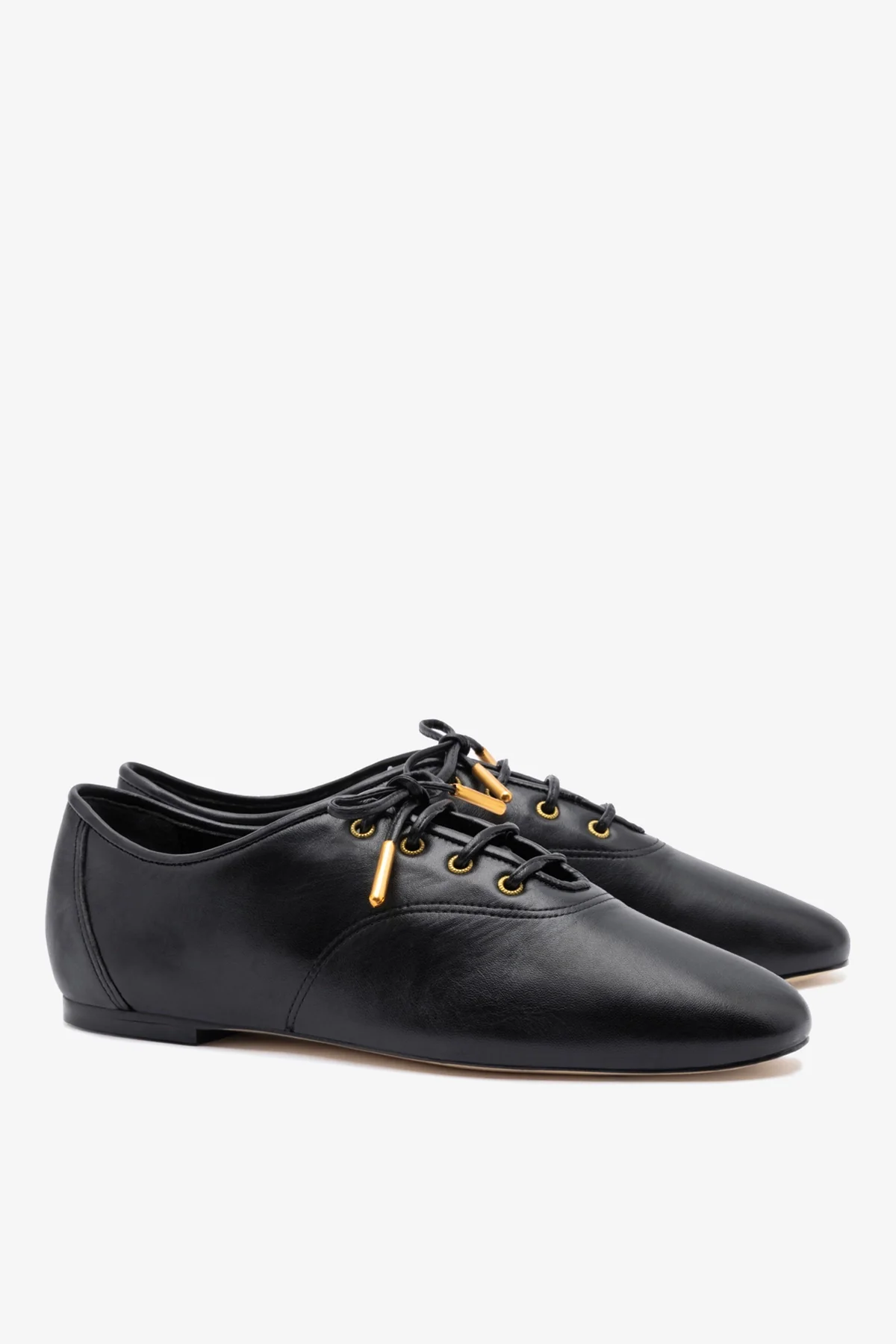Liza Sneaker In Black Leather - Image 3