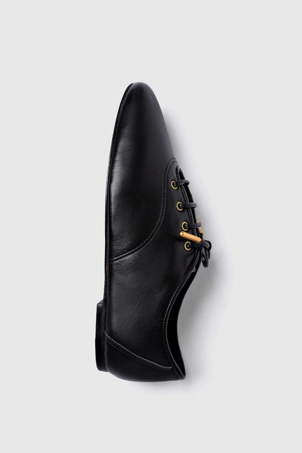 Liza Sneaker In Black Leather - Image 6