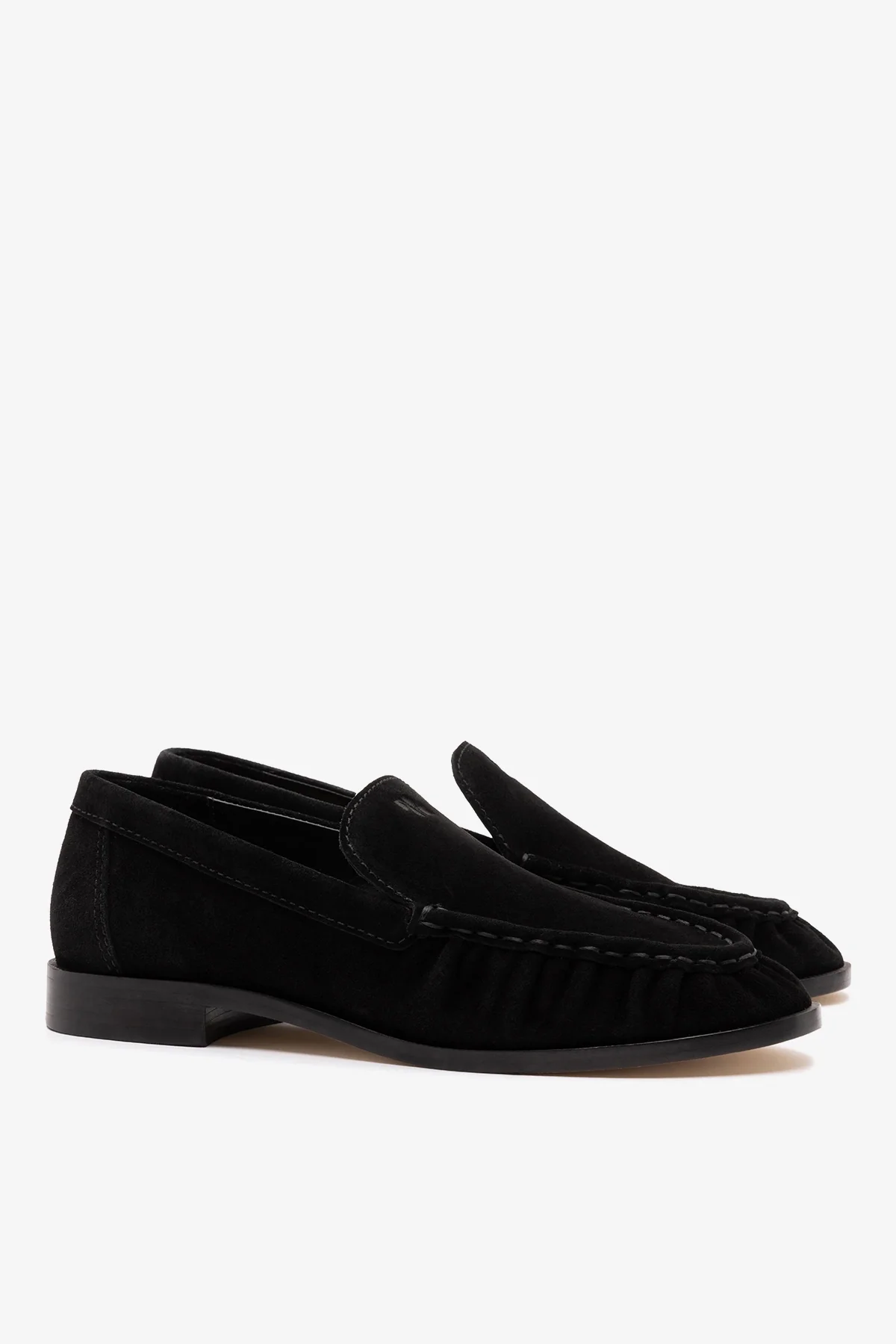 Margaux Loafer In Black Suede - Image 3
