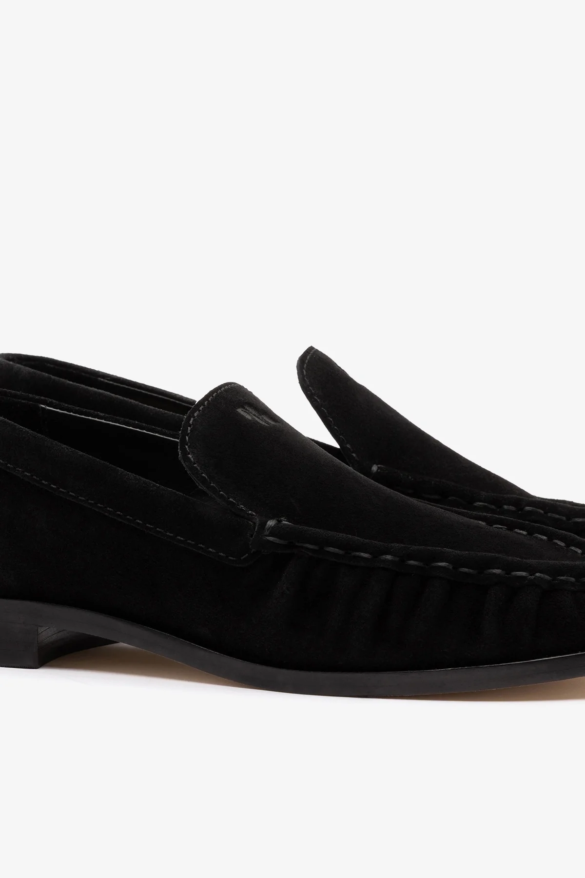 Margaux Loafer In Black Suede - Image 4