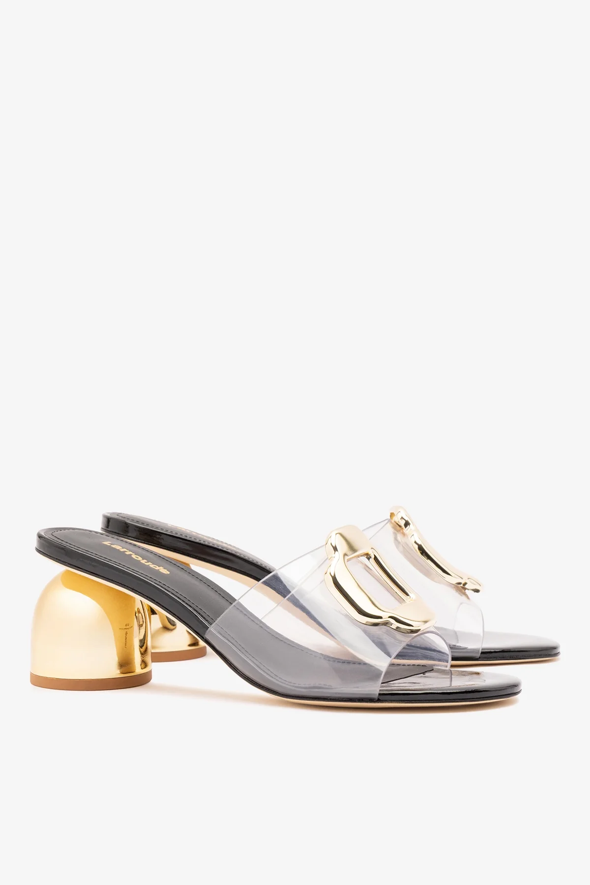 Margherita Clear Mule Black Patent Leather - Image 3