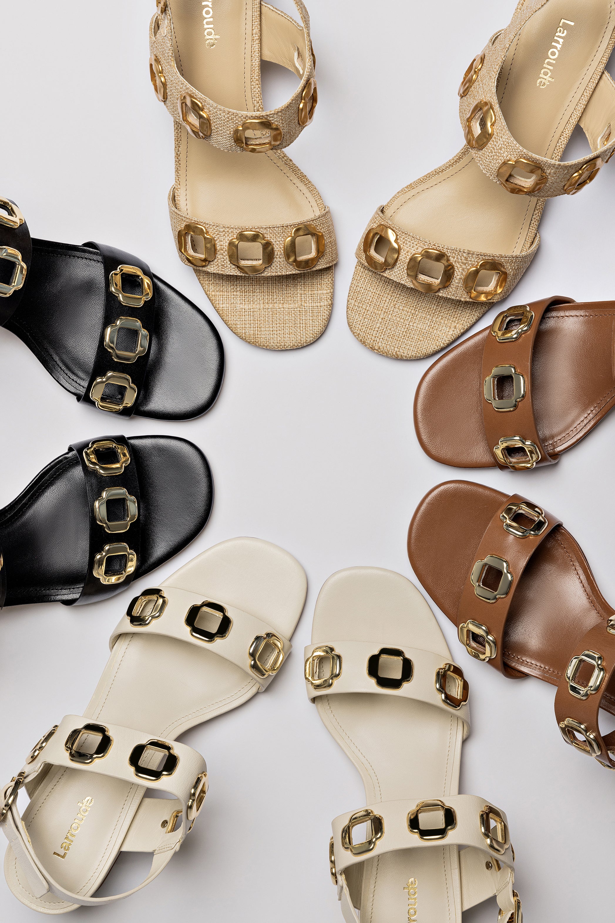 Milan Sandal In Black Leather - Image 6