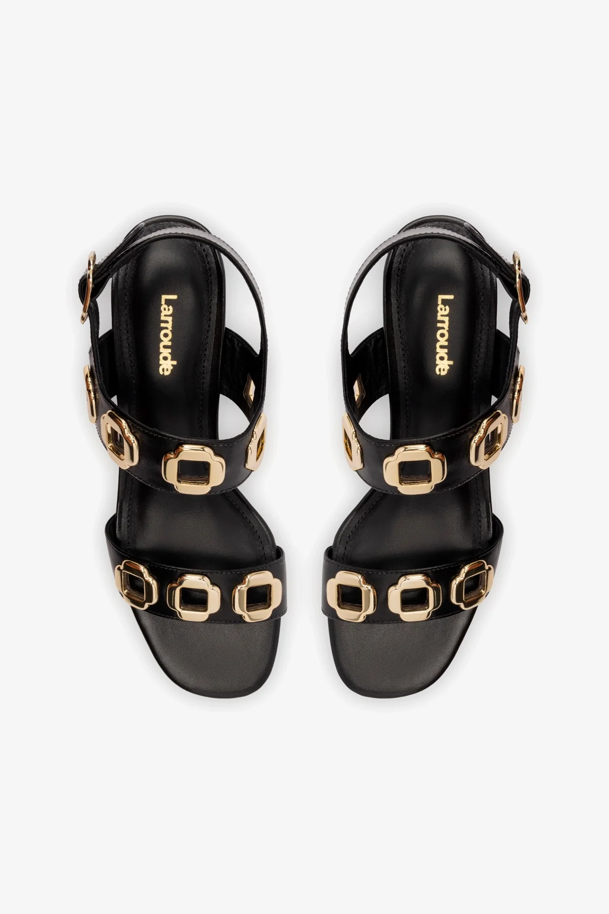 Milan Sandal In Black Leather - Image 7