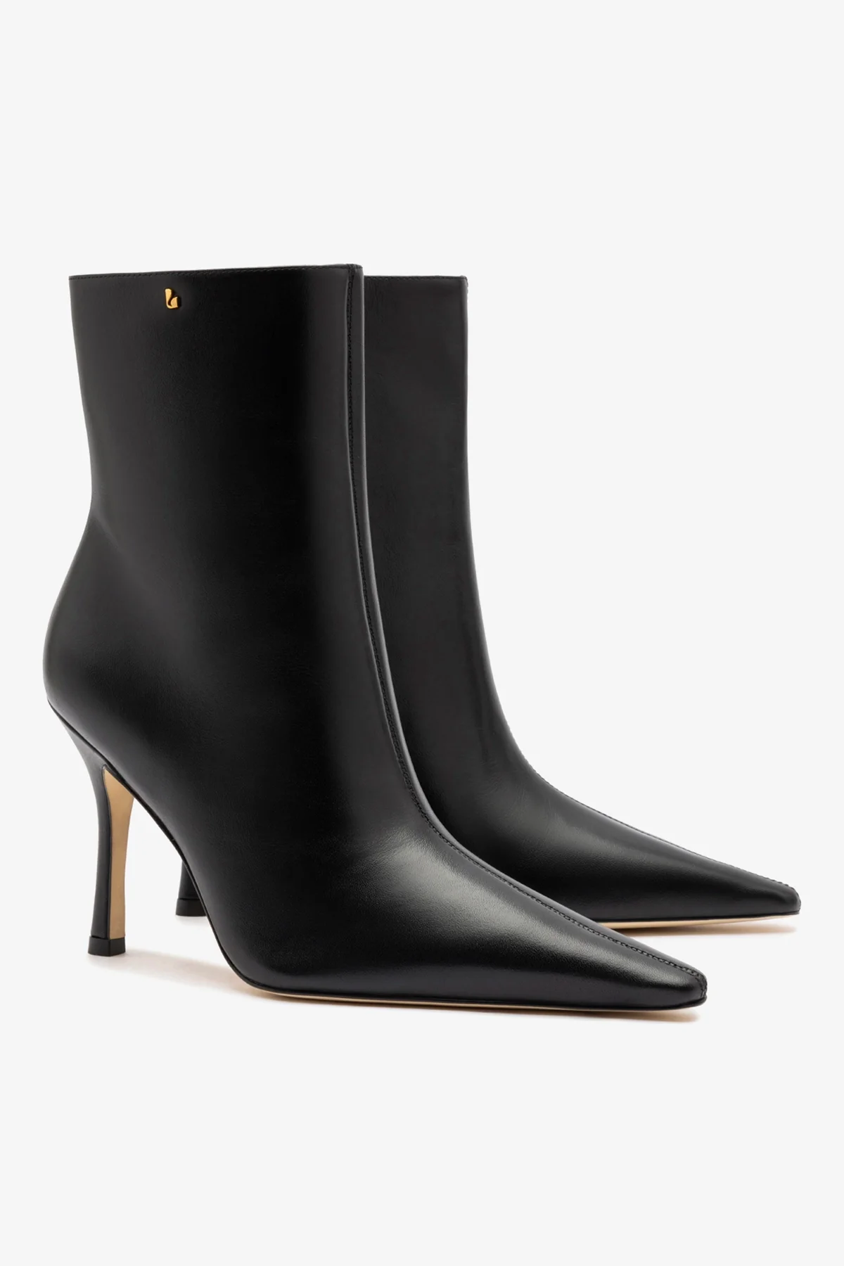 Mini Carine Boot In Black Leather - Image 3