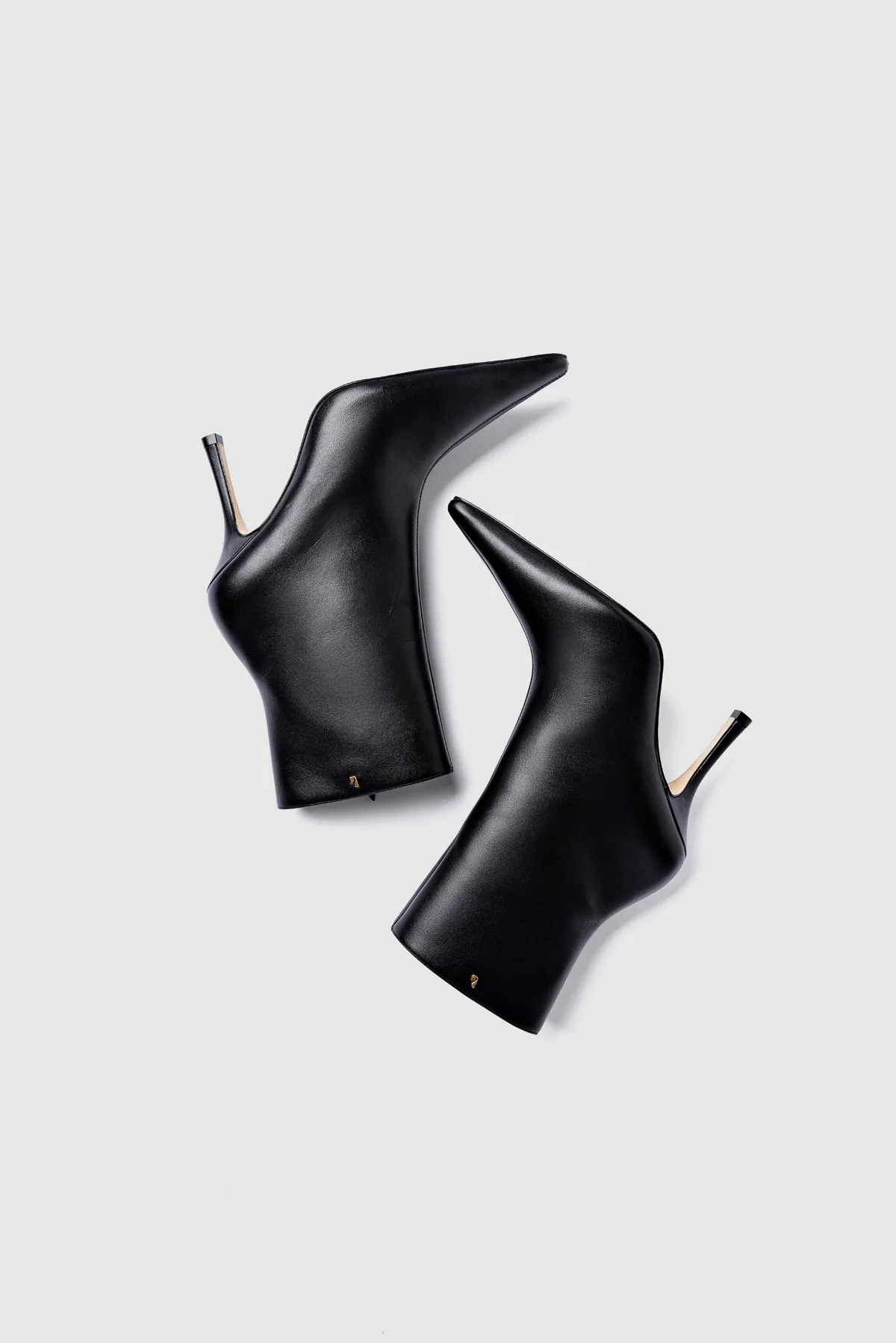 Mini Carine Boot In Black Leather - Image 6