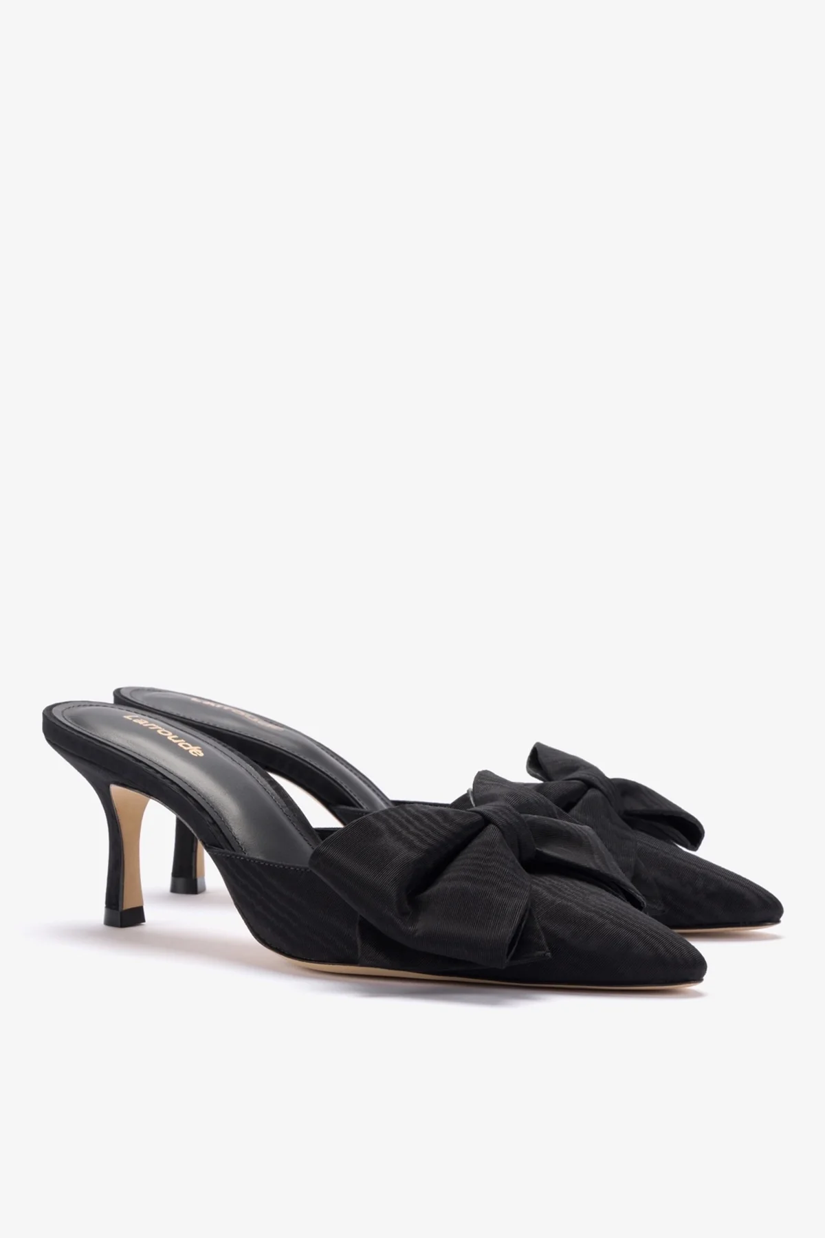 Mini Elle Pump In Black Fabric - Image 3