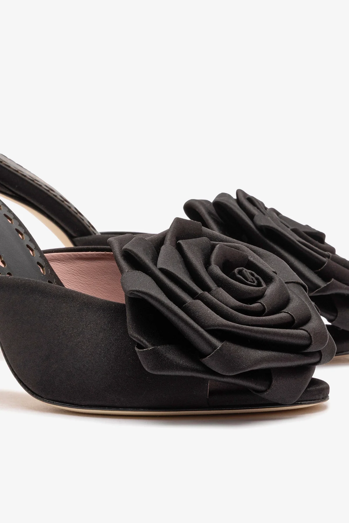 Scarlet Mule In Black SatIn - Image 4