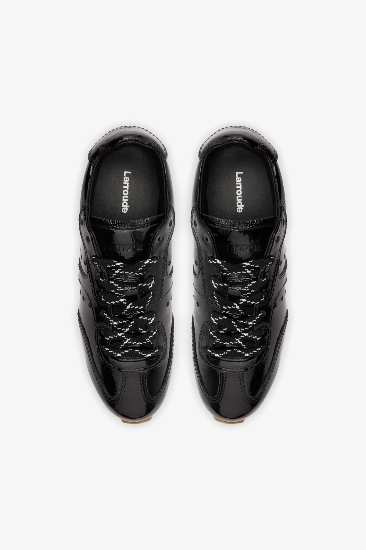 Stella Sneaker In Black Patent Leather - Image 7