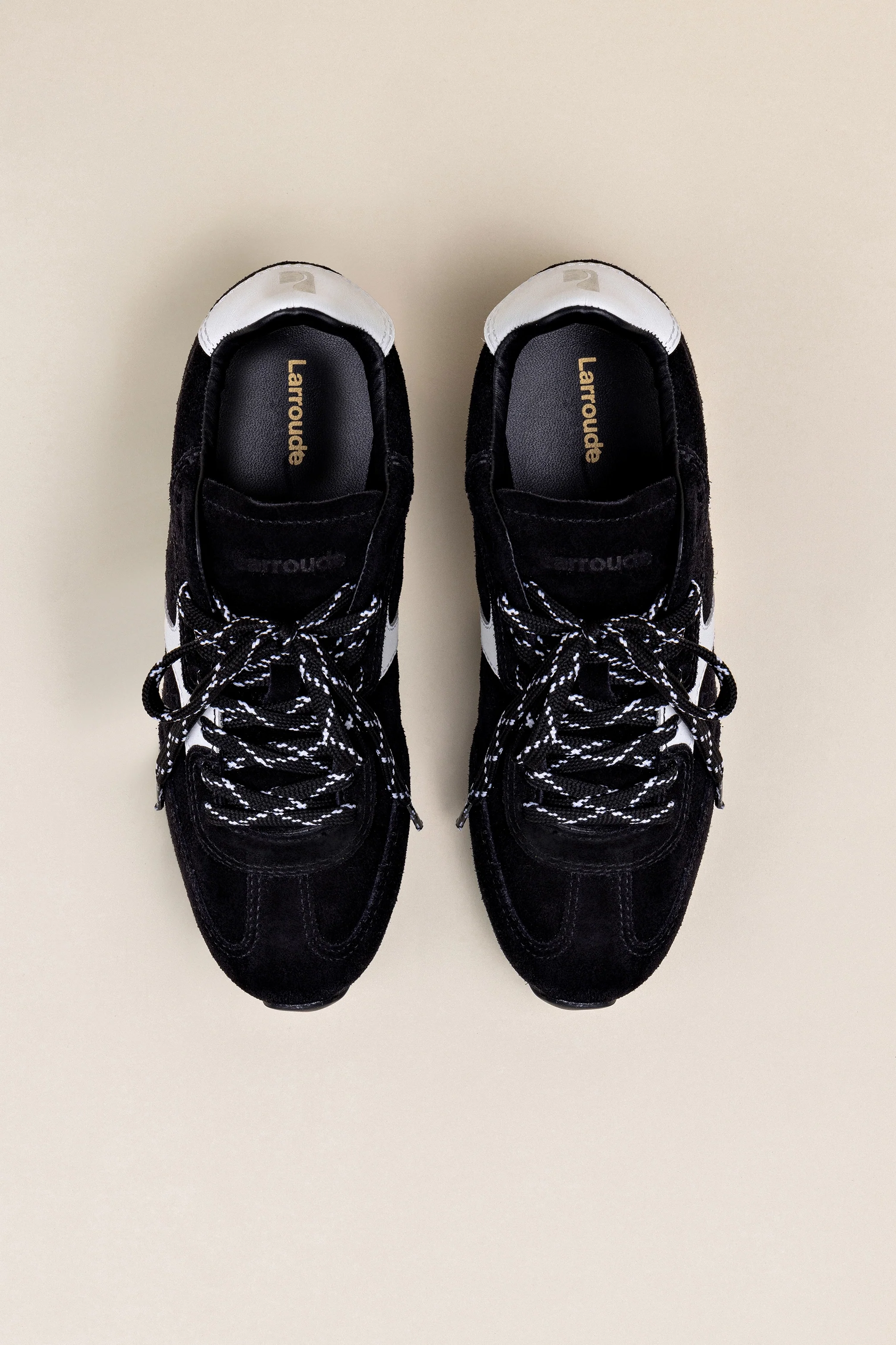 Stella Sneaker In Black Suede - Image 2