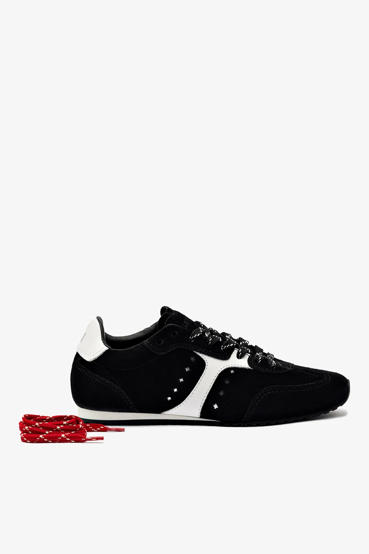 Stella Sneaker In Black Suede - Image 4