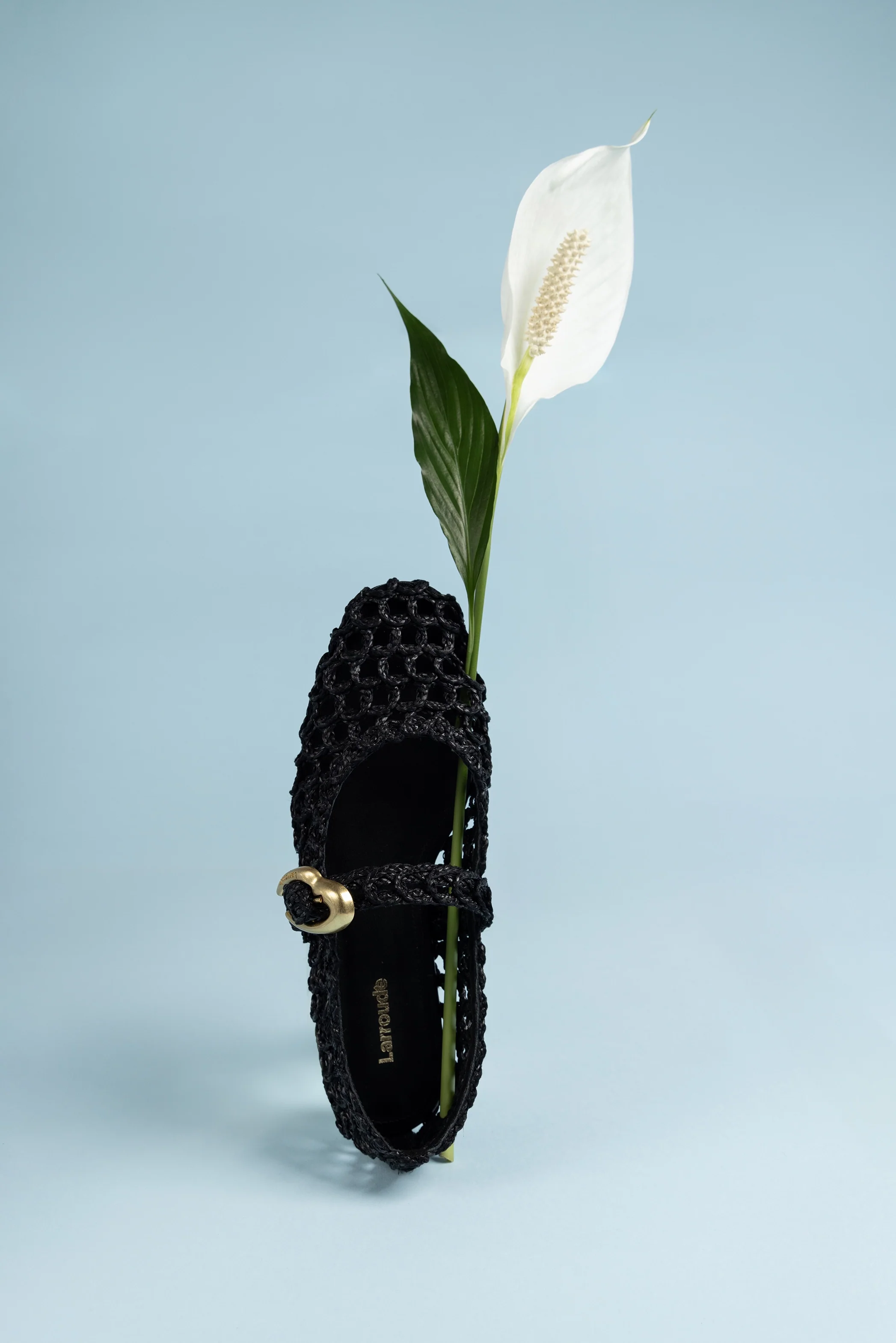 Verona Macrame In Black Embroidered Raffia - Image 2